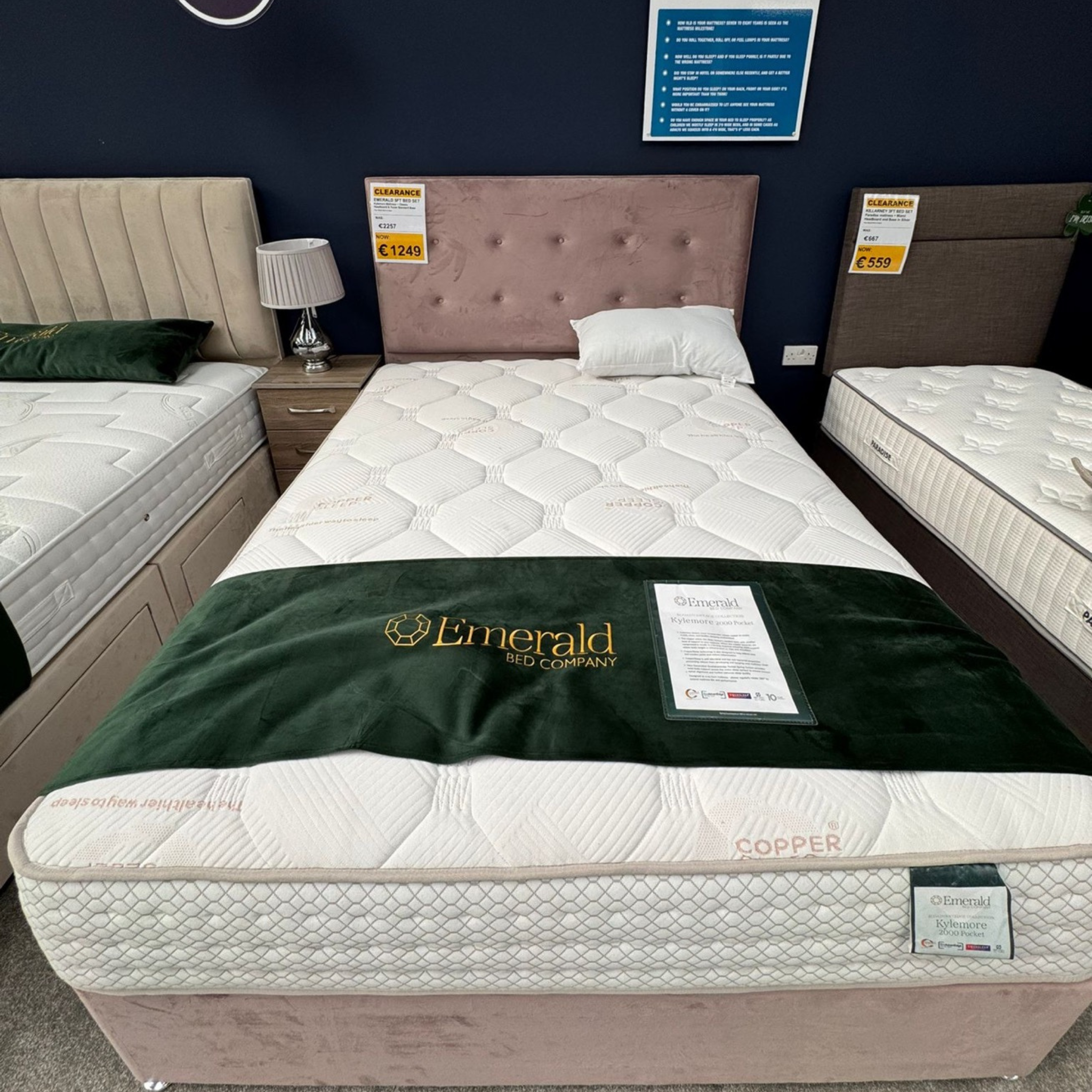 Emerald 5ft Complete Bed-Set