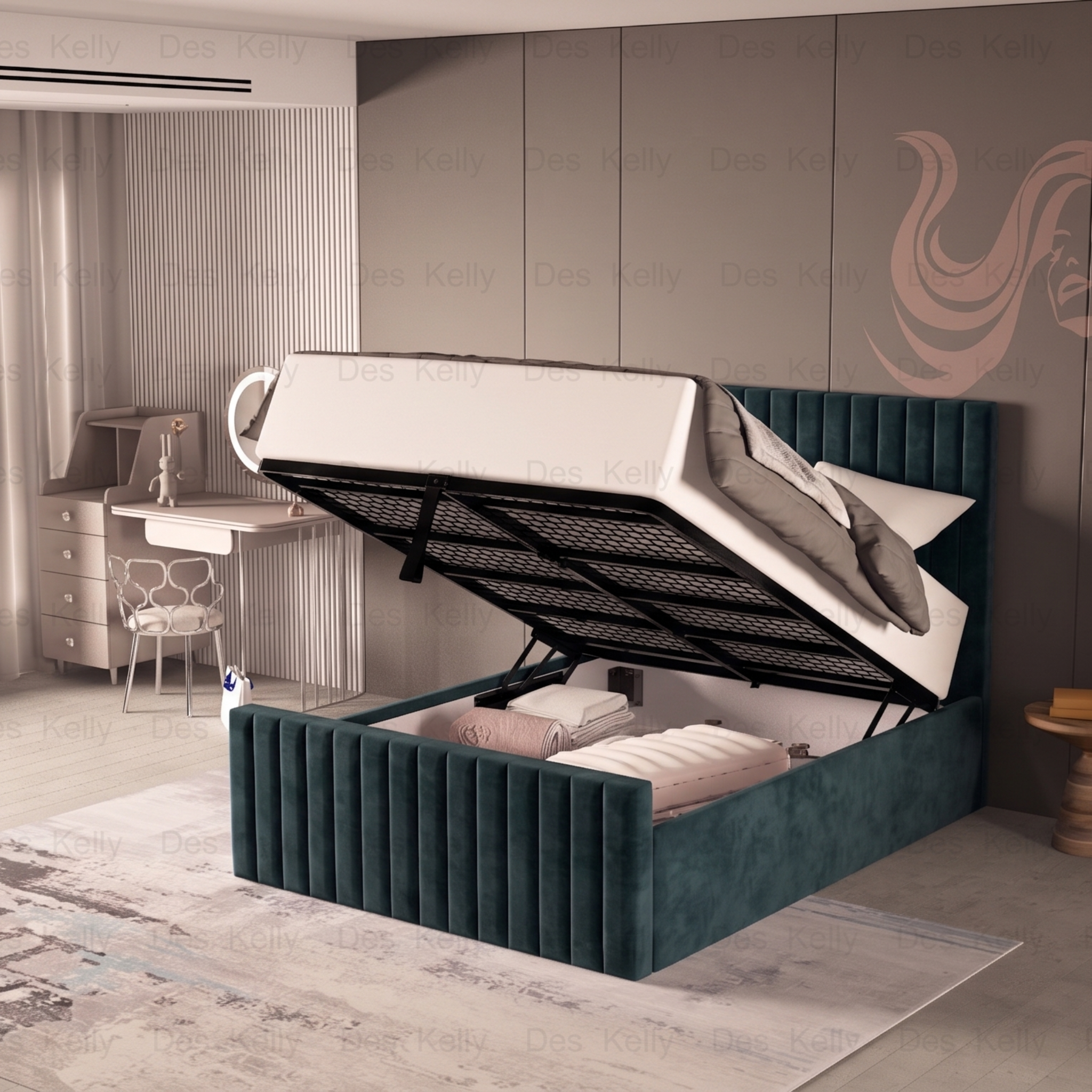 Saloma Ottoman Bedframe