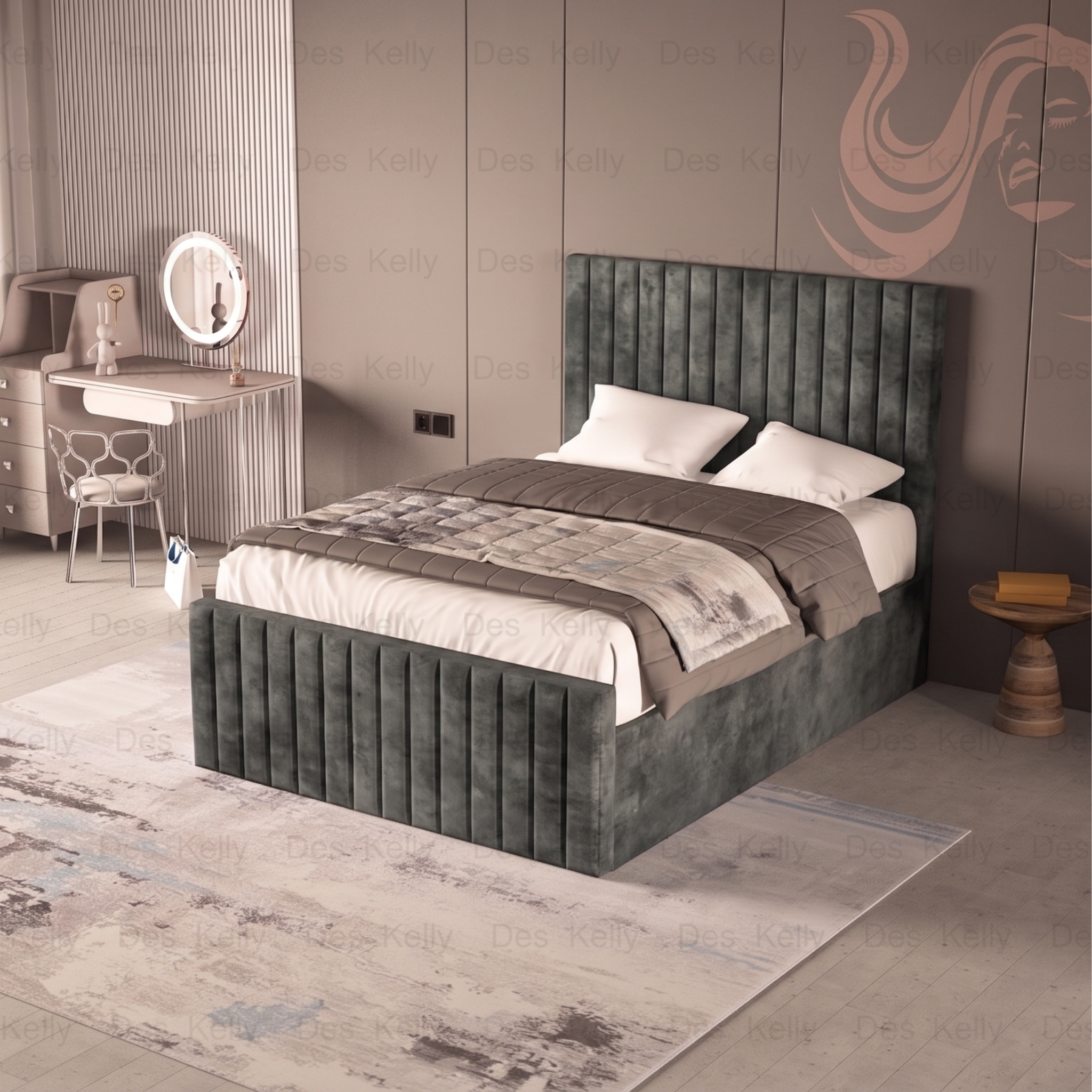 Saloma Ottoman Bedframe