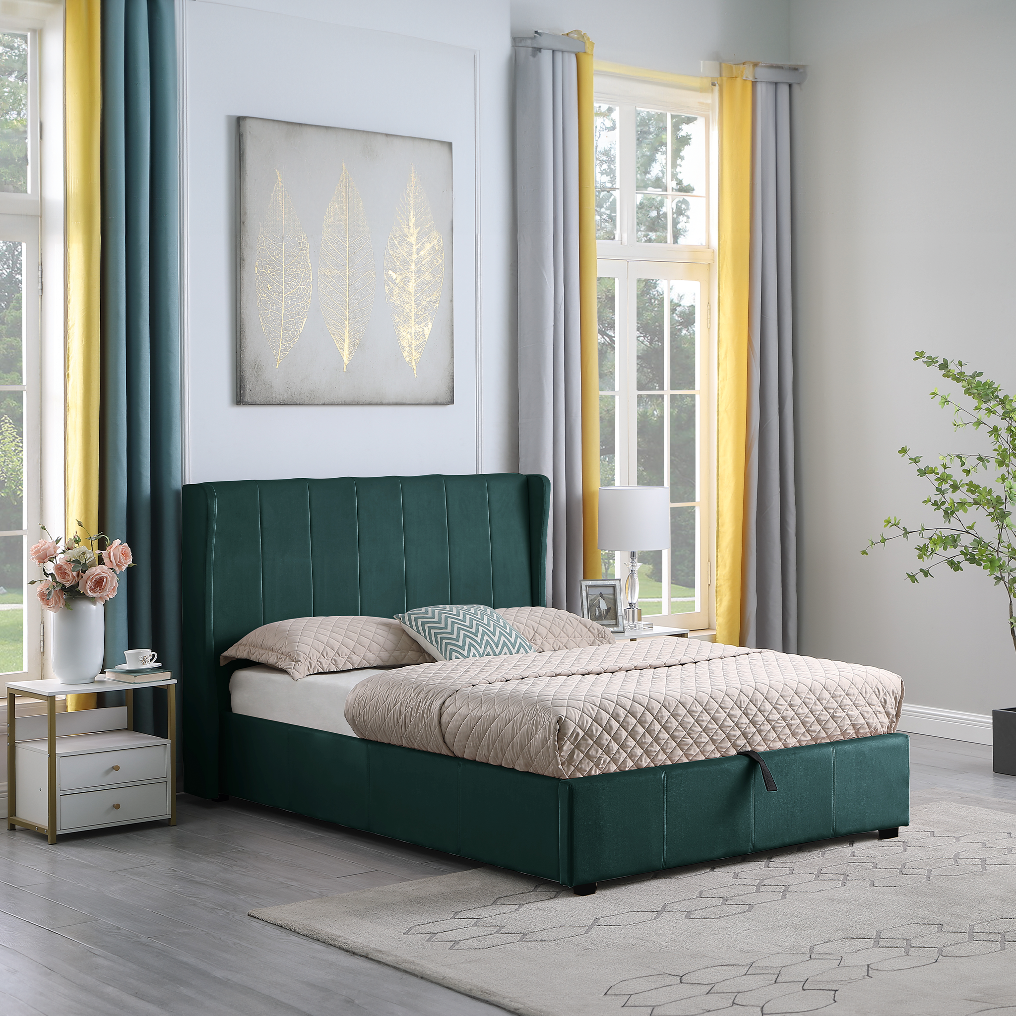 Emily Ottoman Storage Bedframe