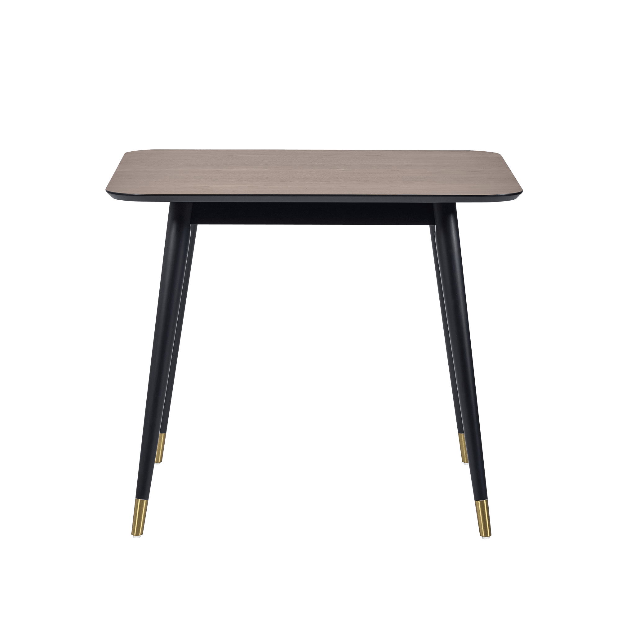 Nashville Square Dining Table - Walnut & Black