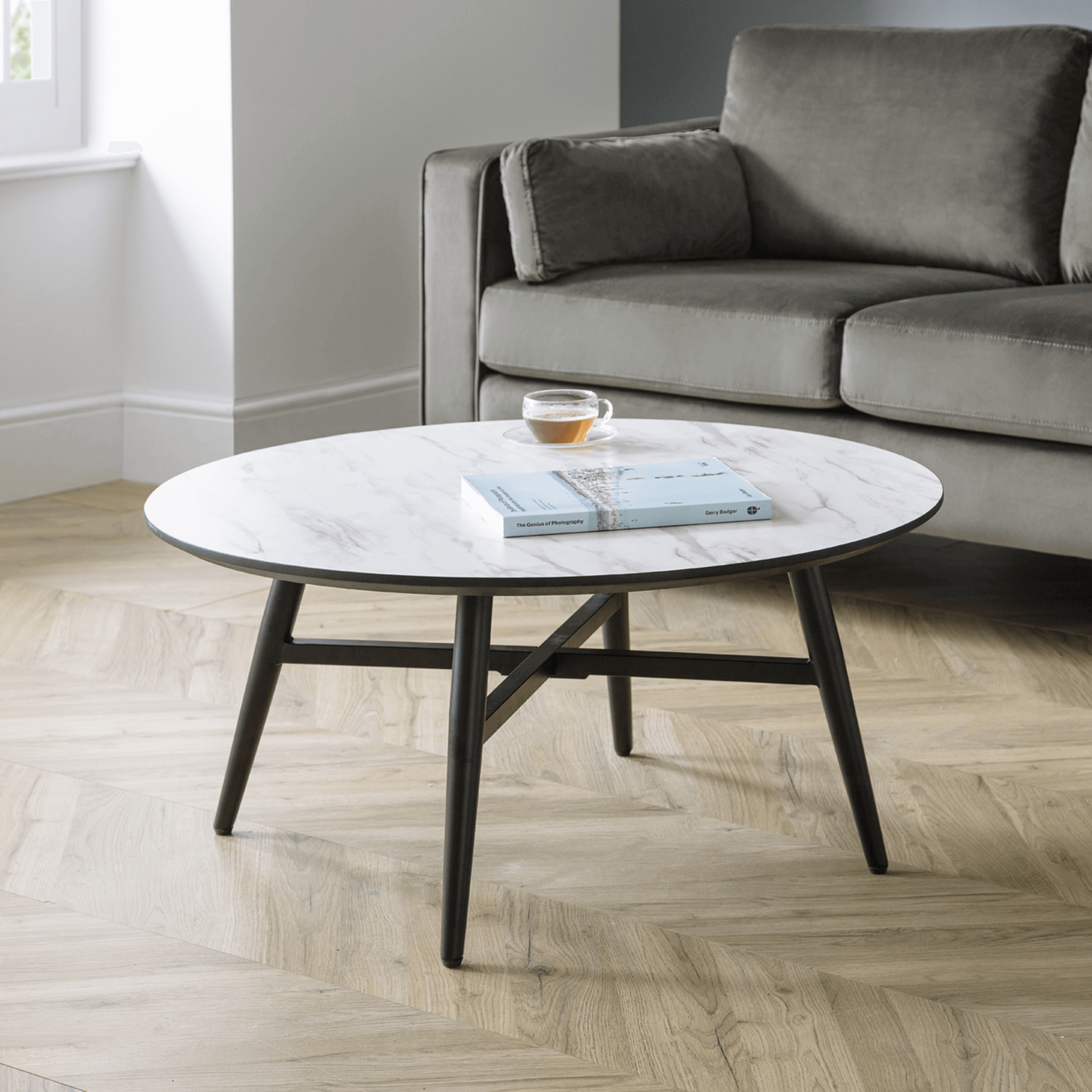 Rhodes Marble Effect Coffee Table