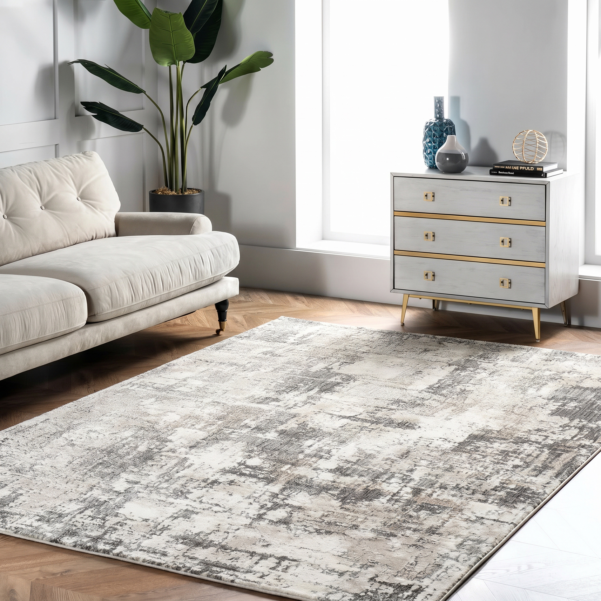 Fabel Abstract-Grey Beige