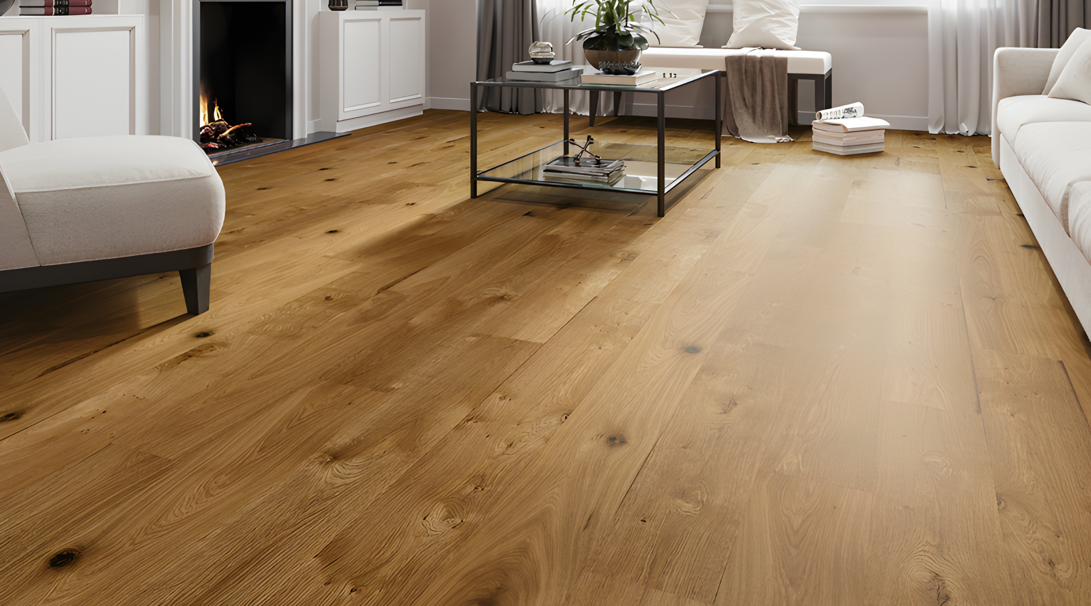 Forest Cashel Oak Matt Lacquered Engineered Flooring gallery image
