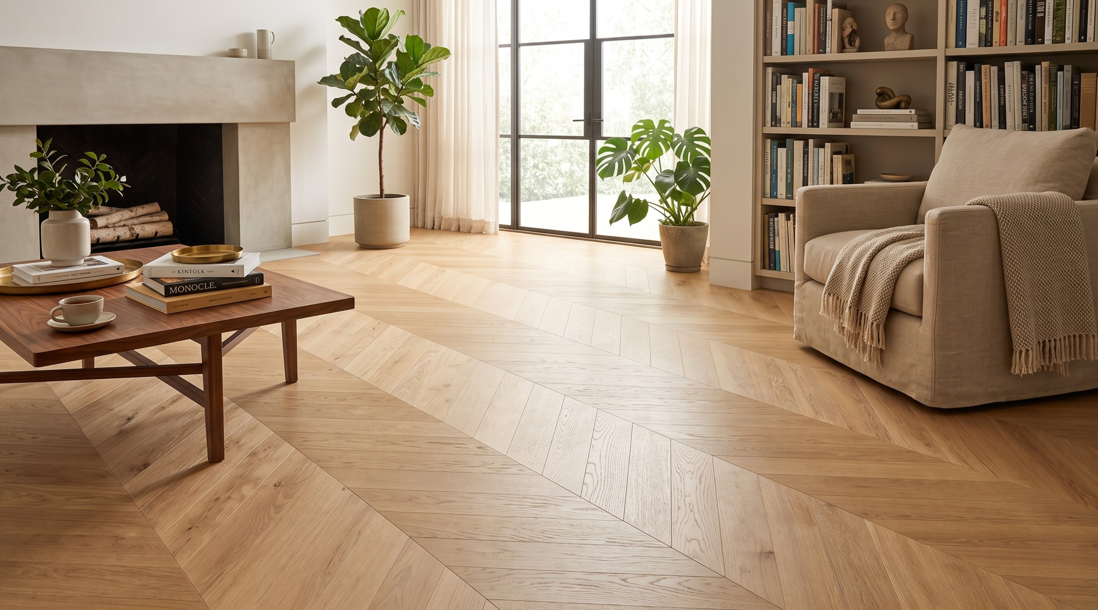 Gin Oak Chevron SPC