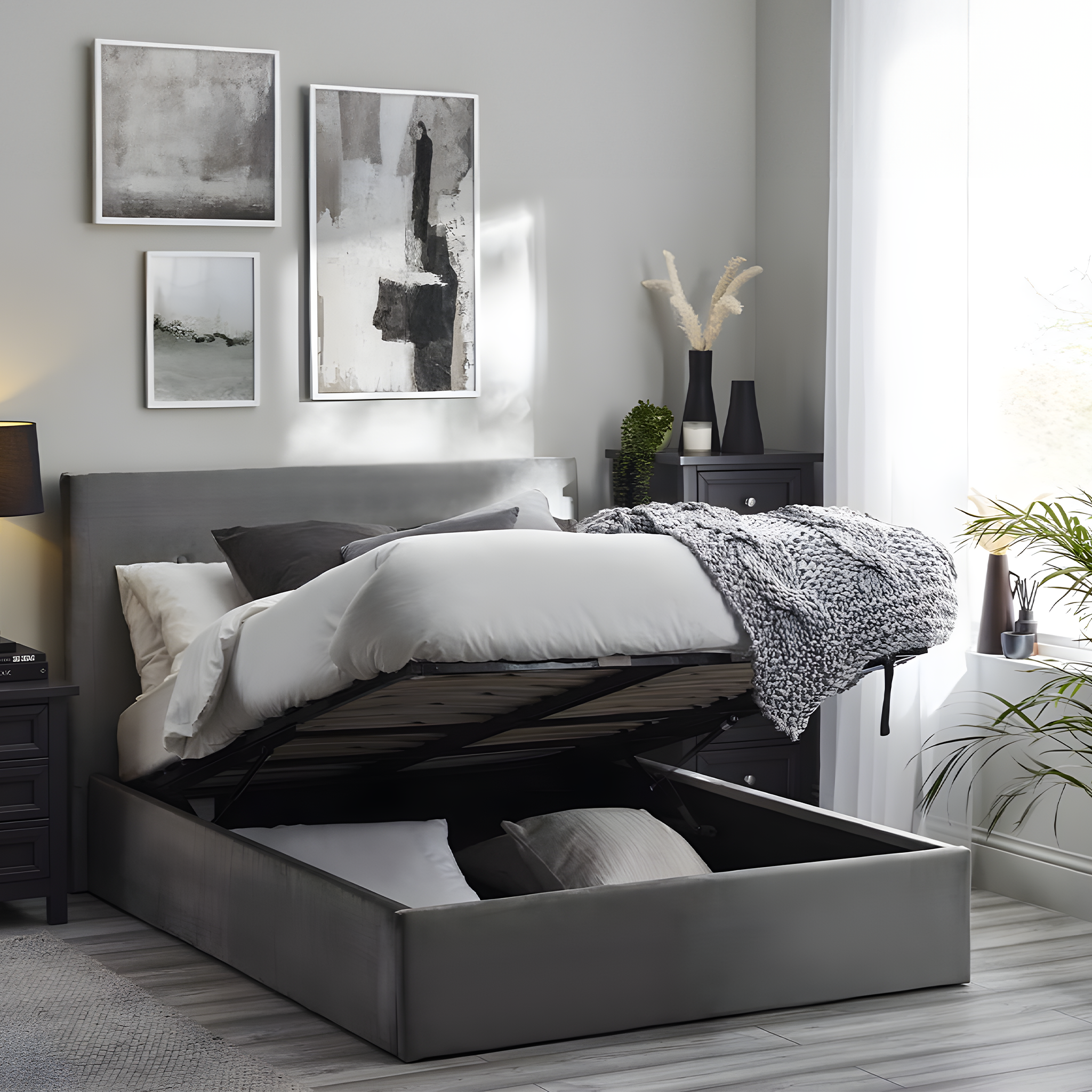 Hoxton Ottoman Storage Bedframe