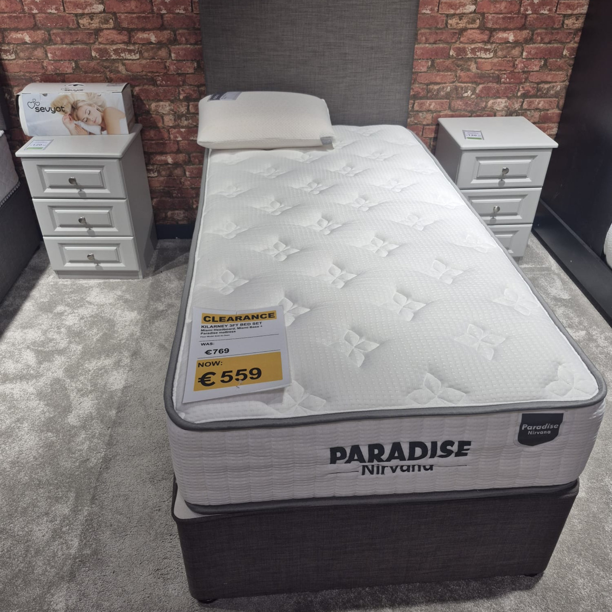 Kilarney 3ft Complete Bed-Set