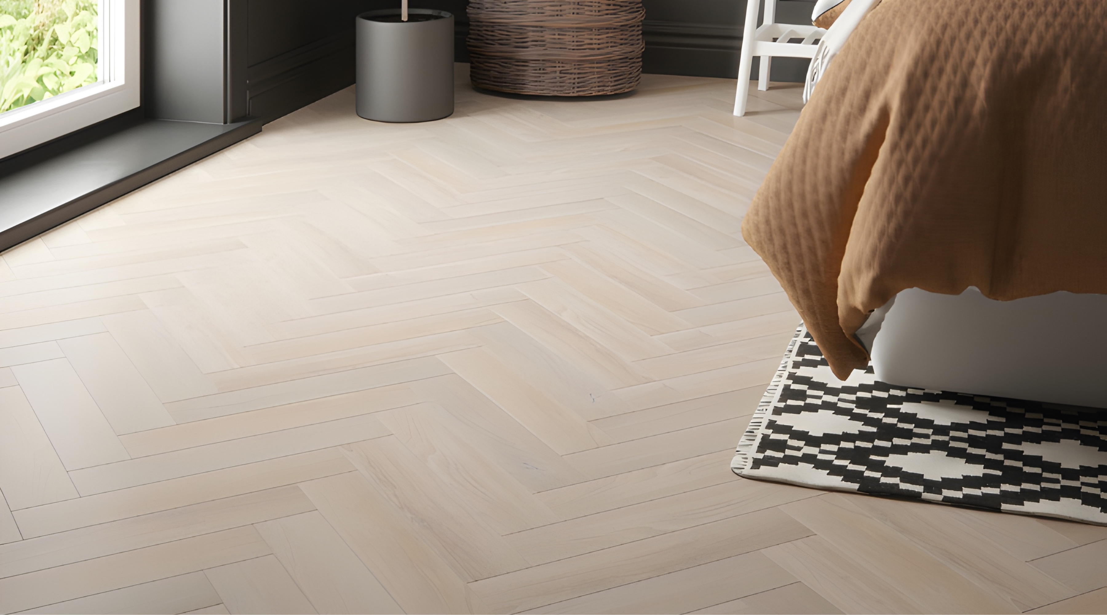 Larissa Oak Herringbone 12mm