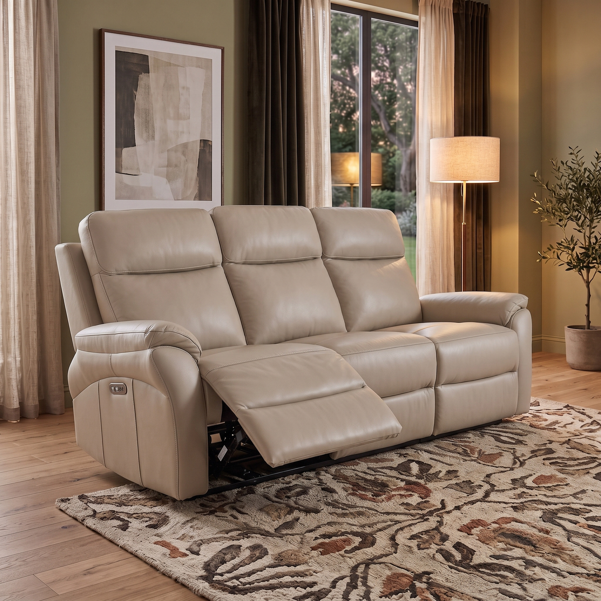 Leonardo 3 Seater Electric Recliner
