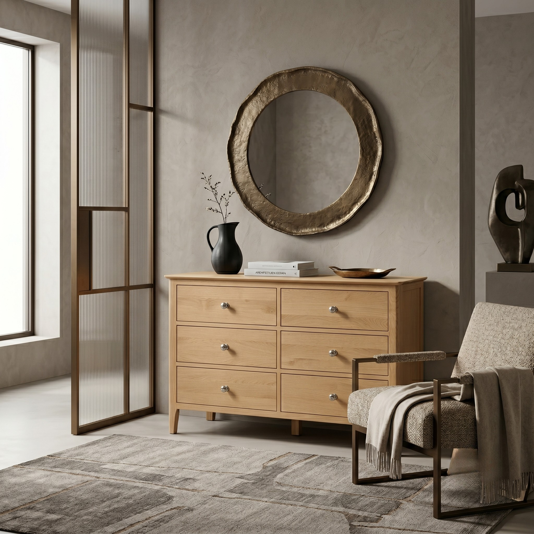 Stratford 6 Drawer Wide Chest