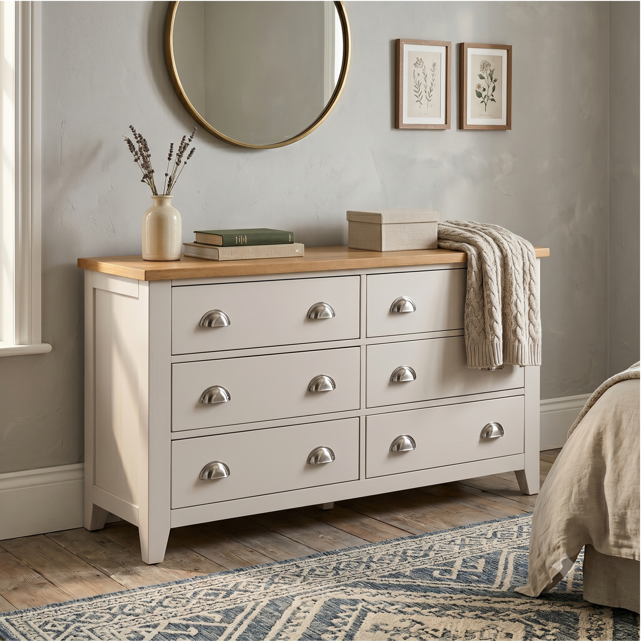 Trinity 6 Drawer Wide Chest