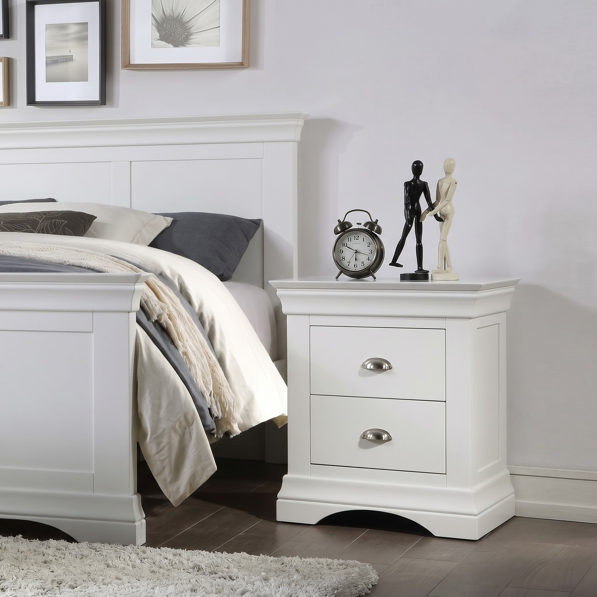 Ella 2 Drawer Bedside Locker