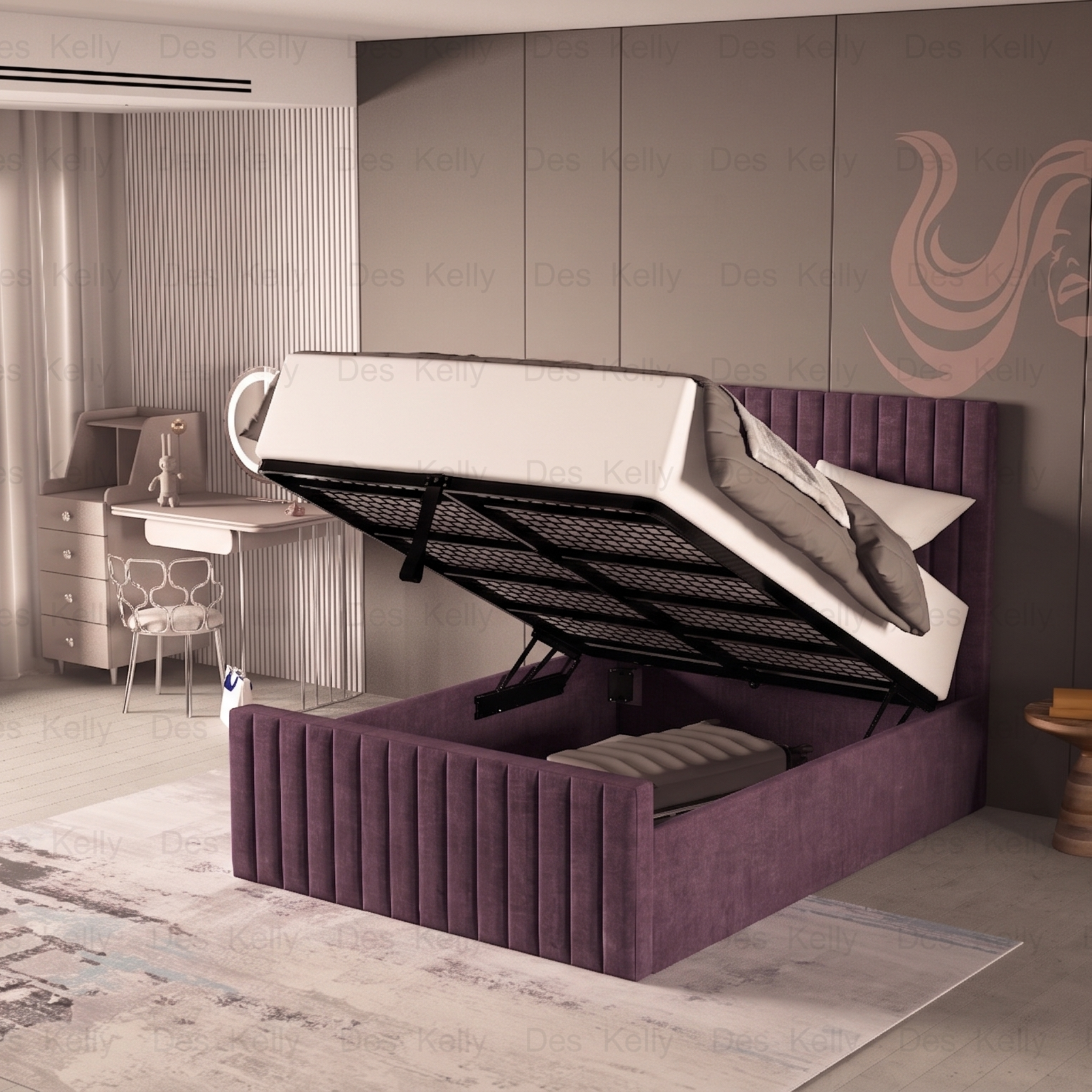 Saloma Ottoman Bedframe