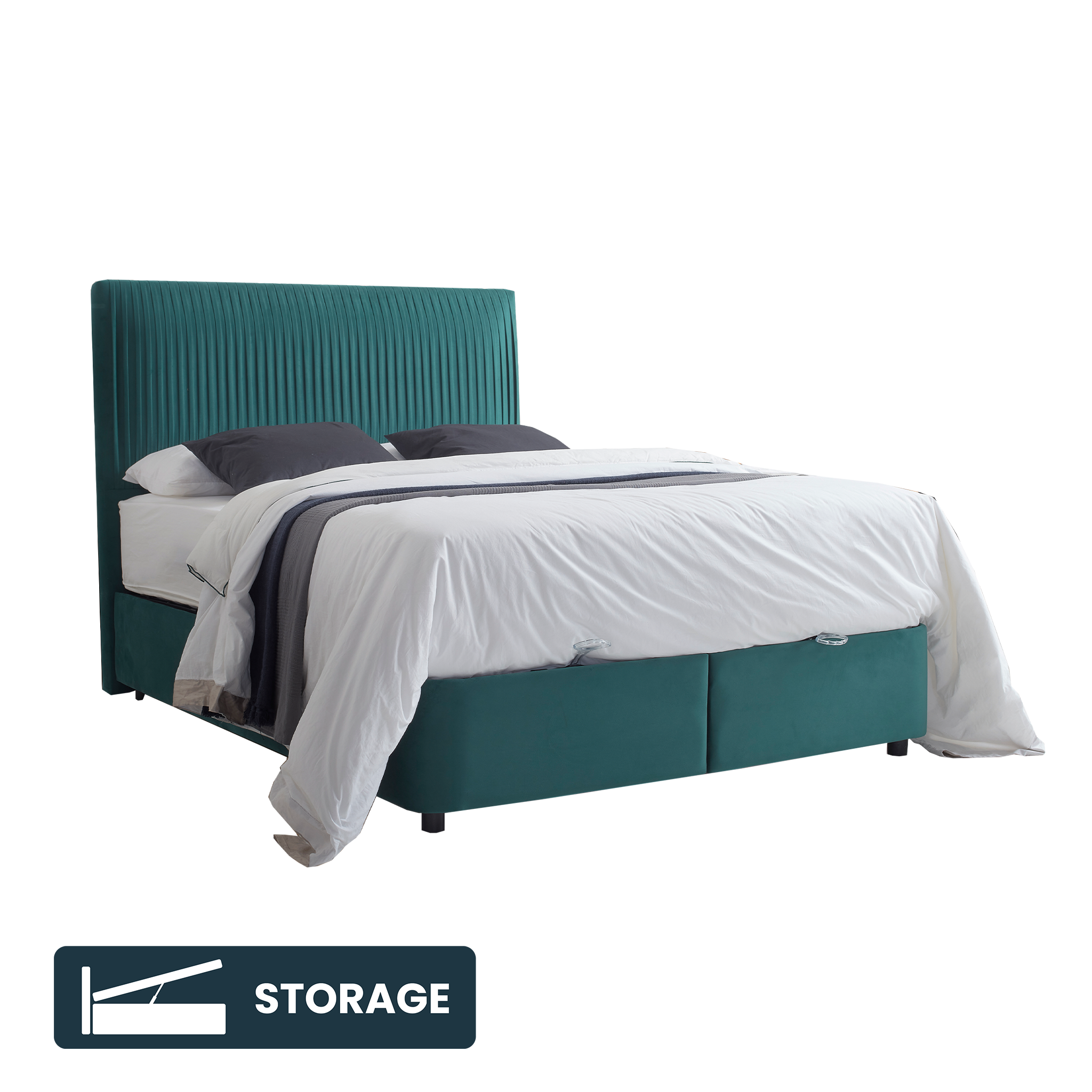 Lola Ottoman Storage Bedframe