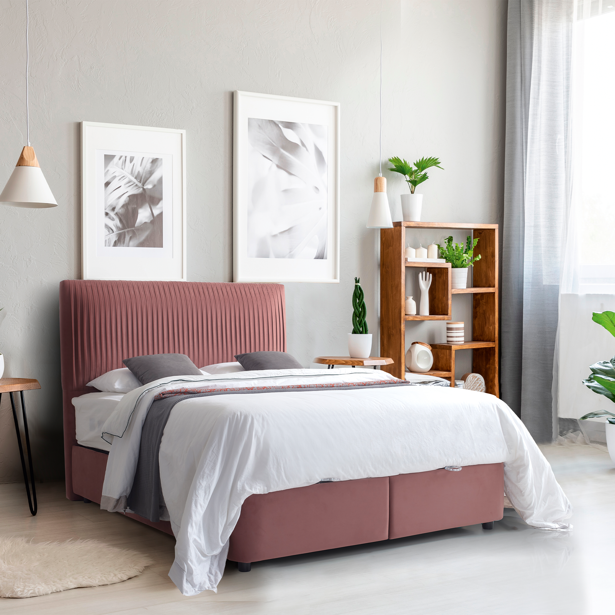 Lola Ottoman Storage Bedframe