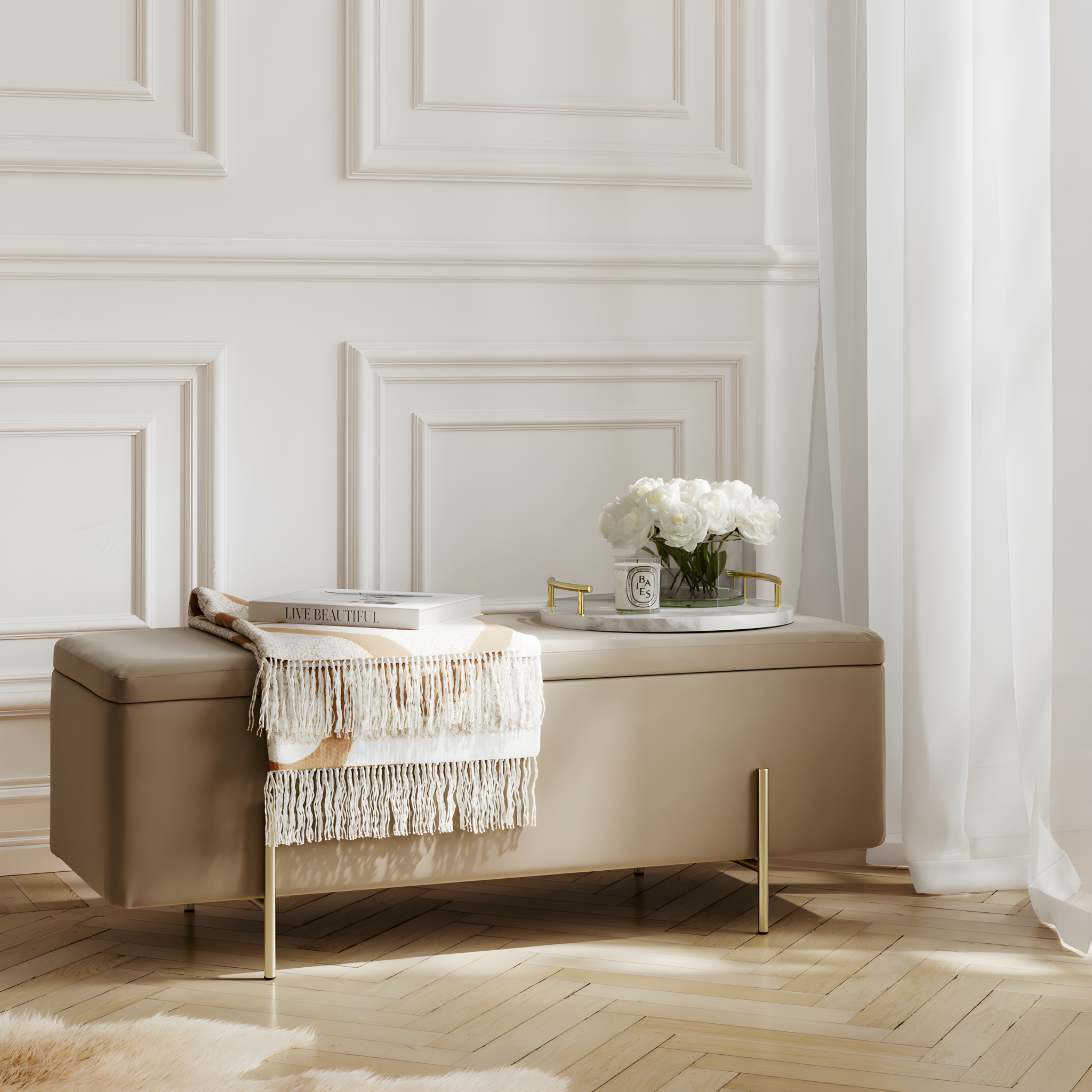 Lola Storage Ottoman