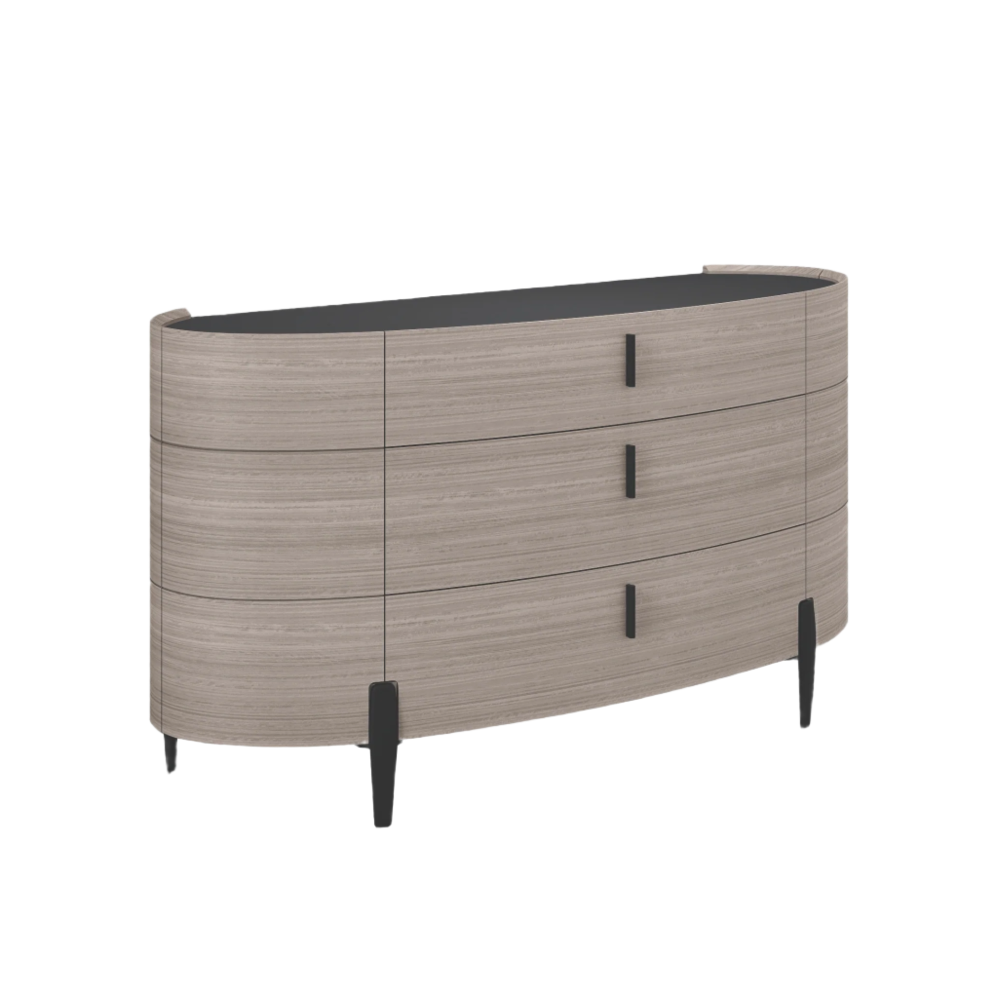 Lyon Large 3 Drawer 2 Door Chest