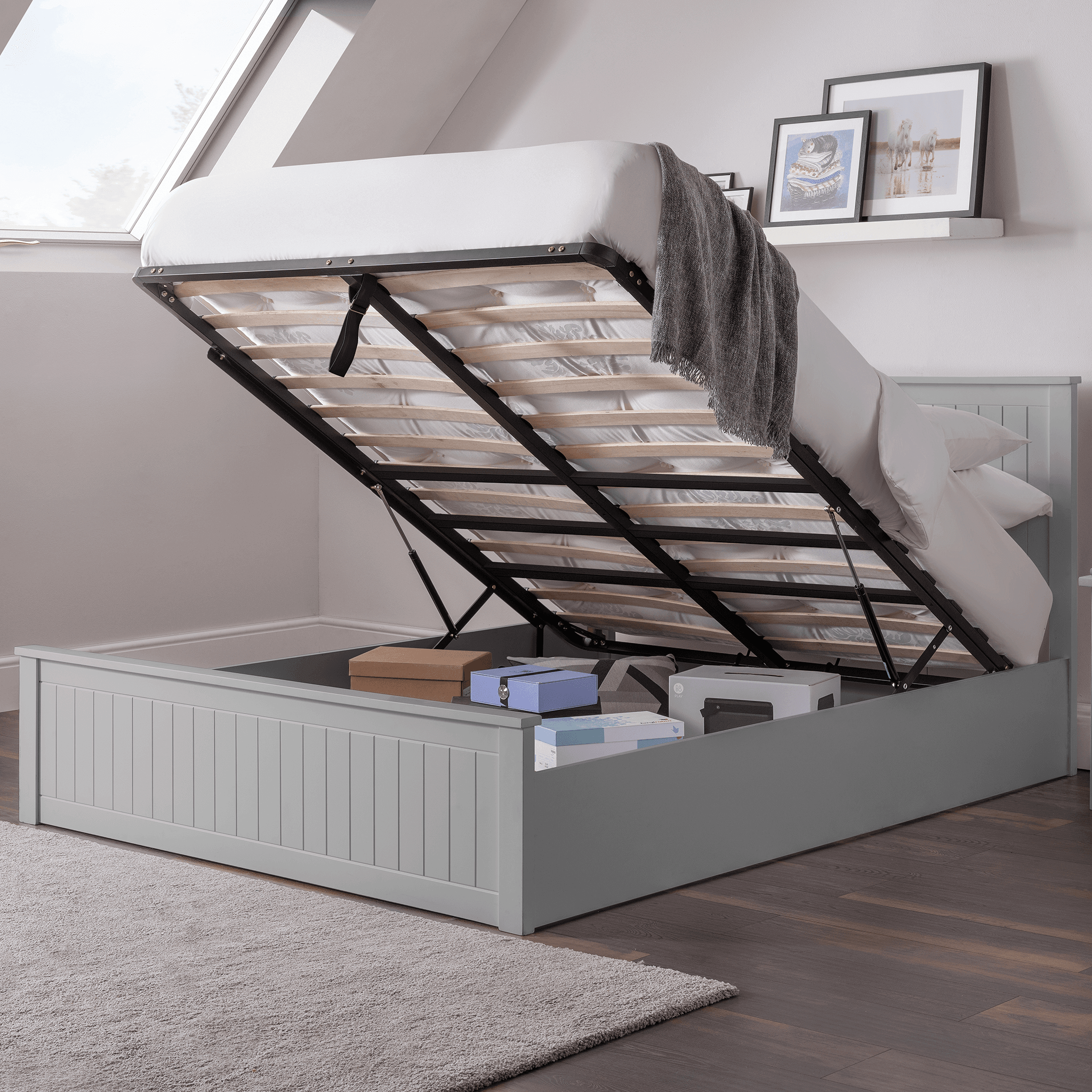 Greenwich Ottoman Storage Bedframe