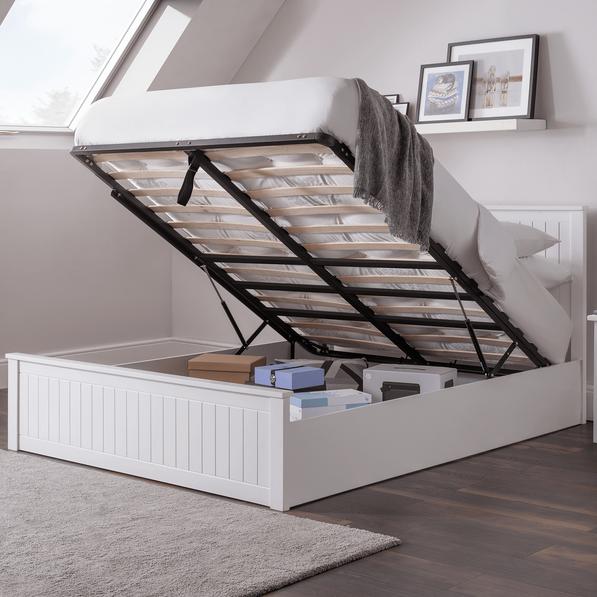 Greenwich Ottoman Storage Bedframe