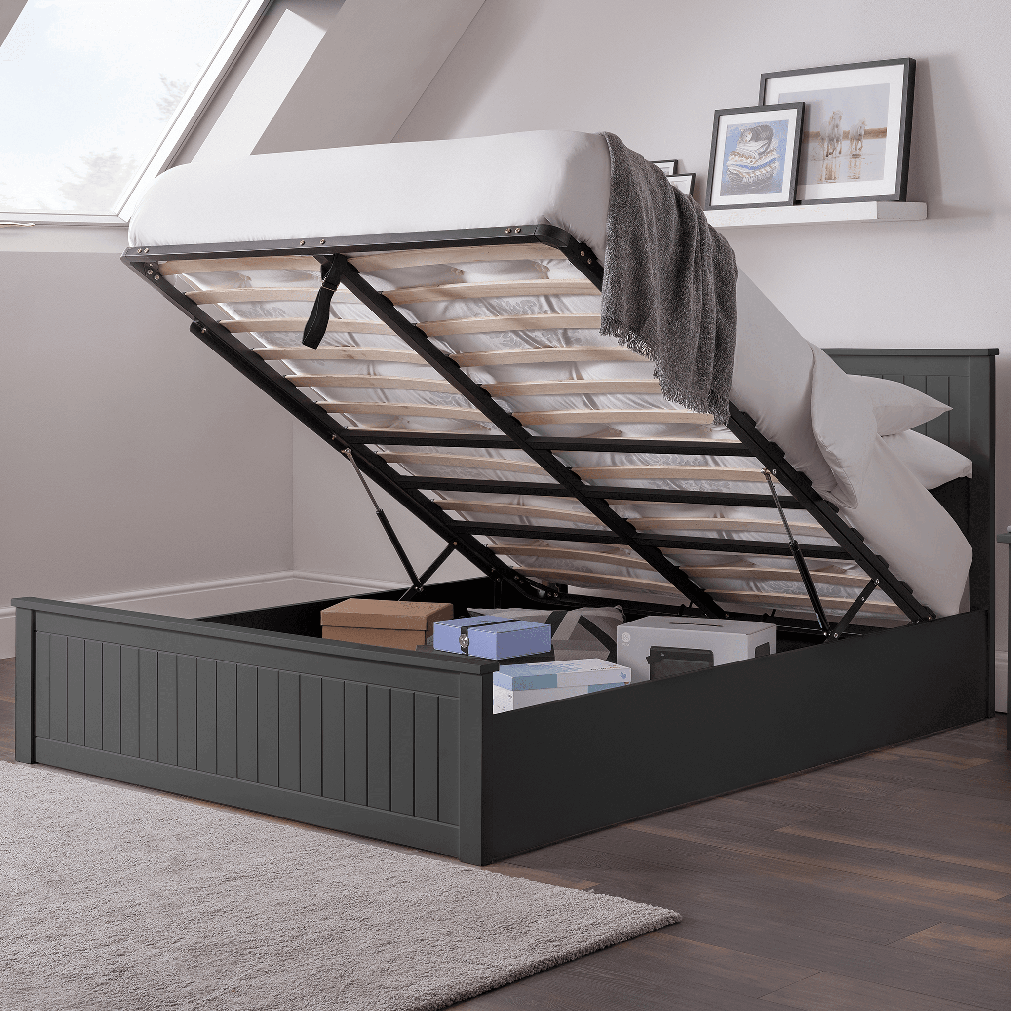 Greenwich Ottoman Storage Bedframe