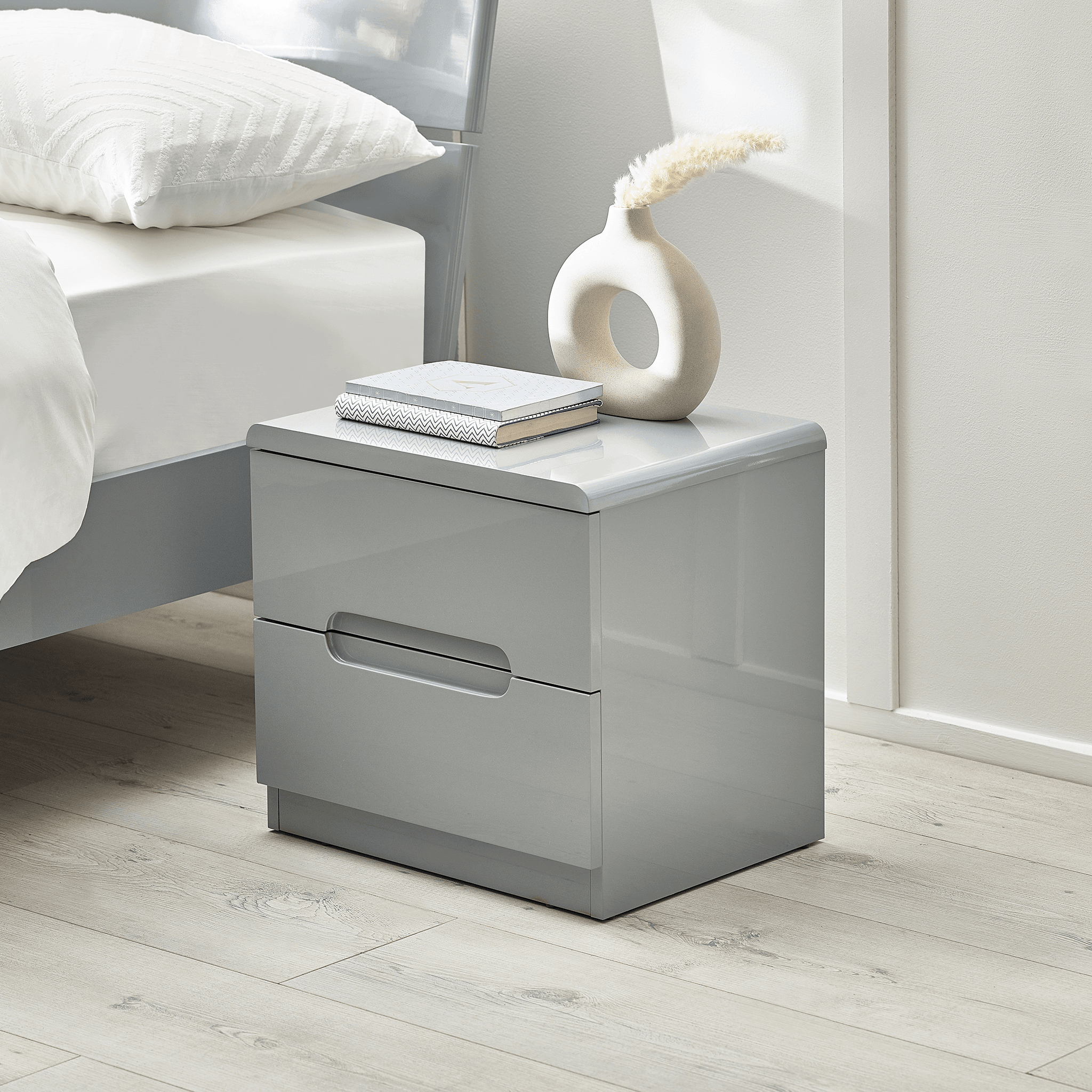 Deane 2 Drawer Bedside