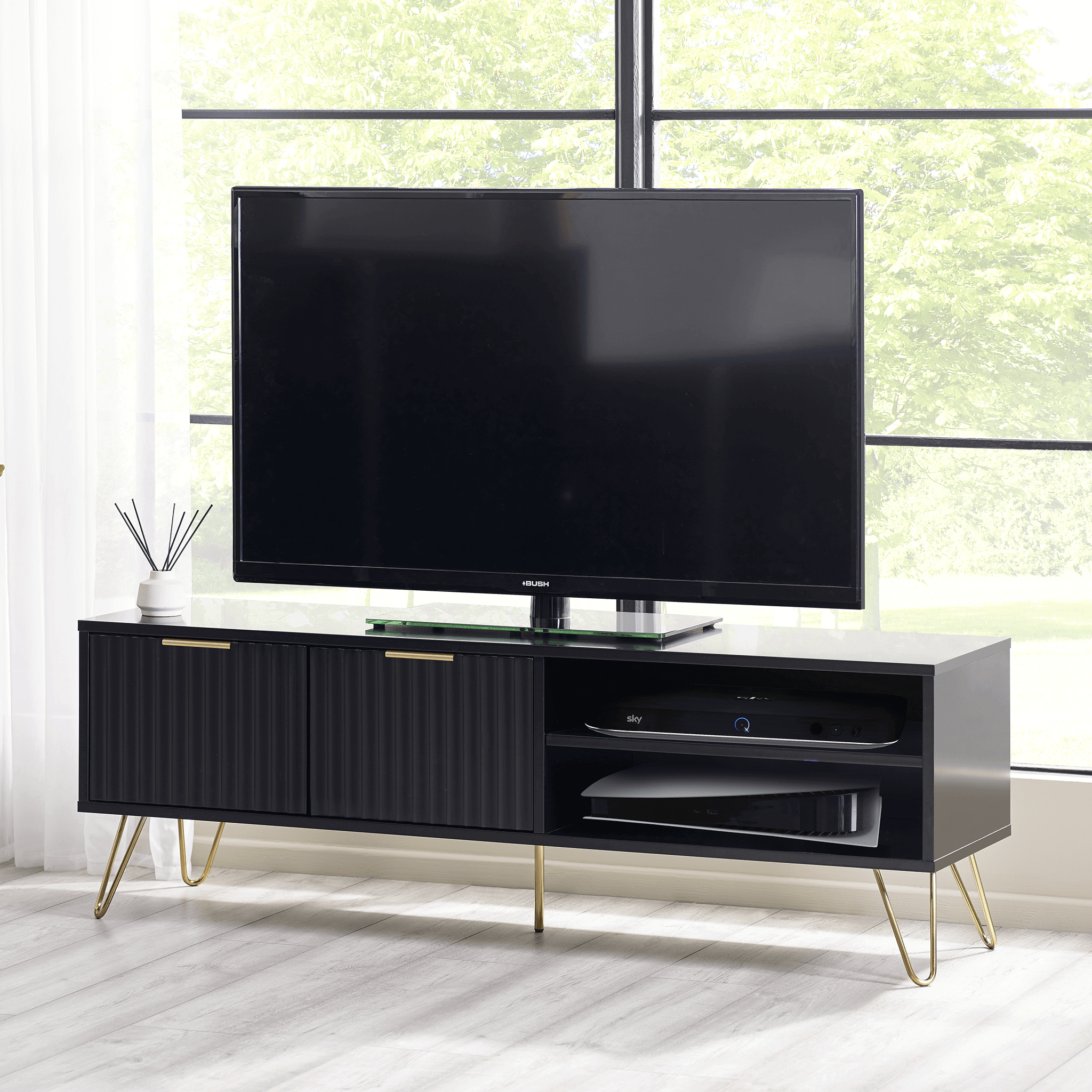 Levi Tv Unit - Matt Black