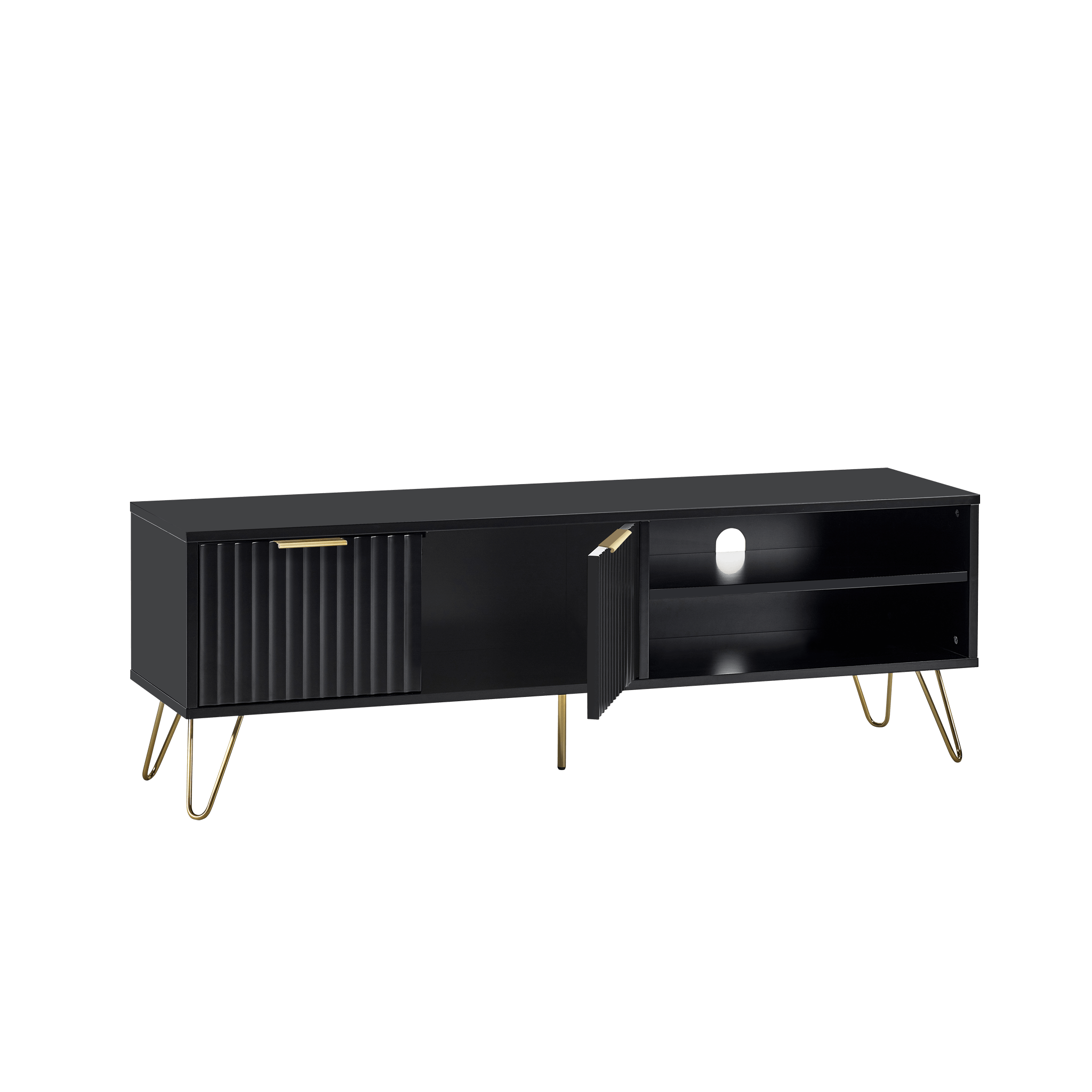 Levi Tv Unit - Matt Black