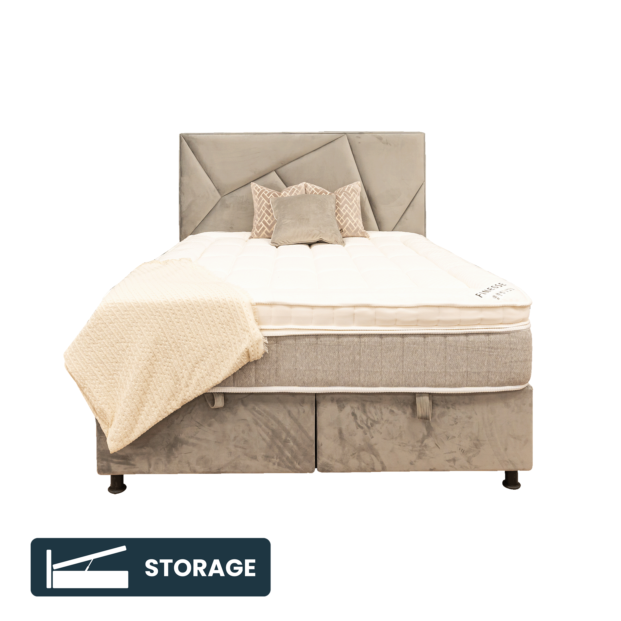 Mandy Ottoman Storage Bedframe