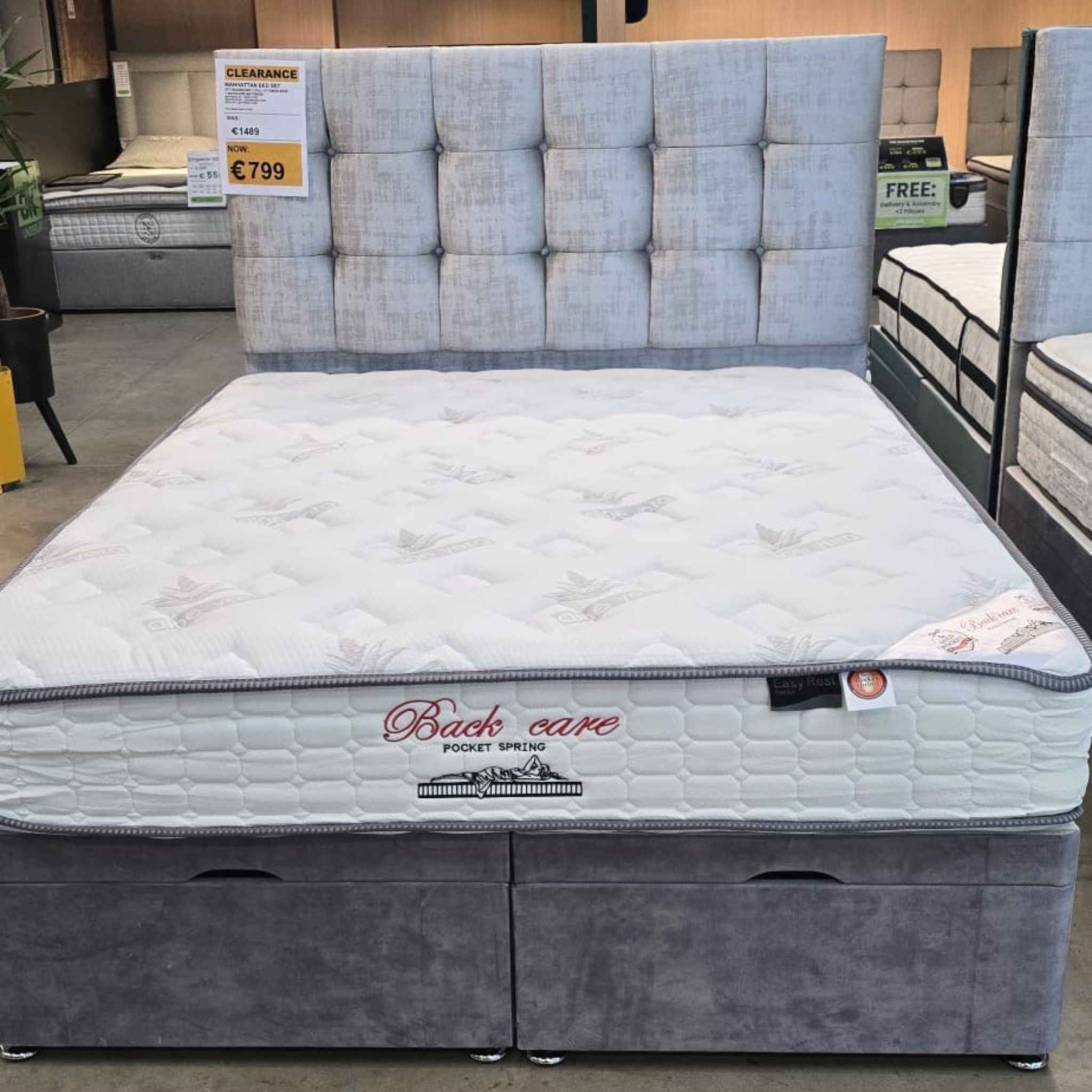 Manhattan 5ft Complete Bed-Set