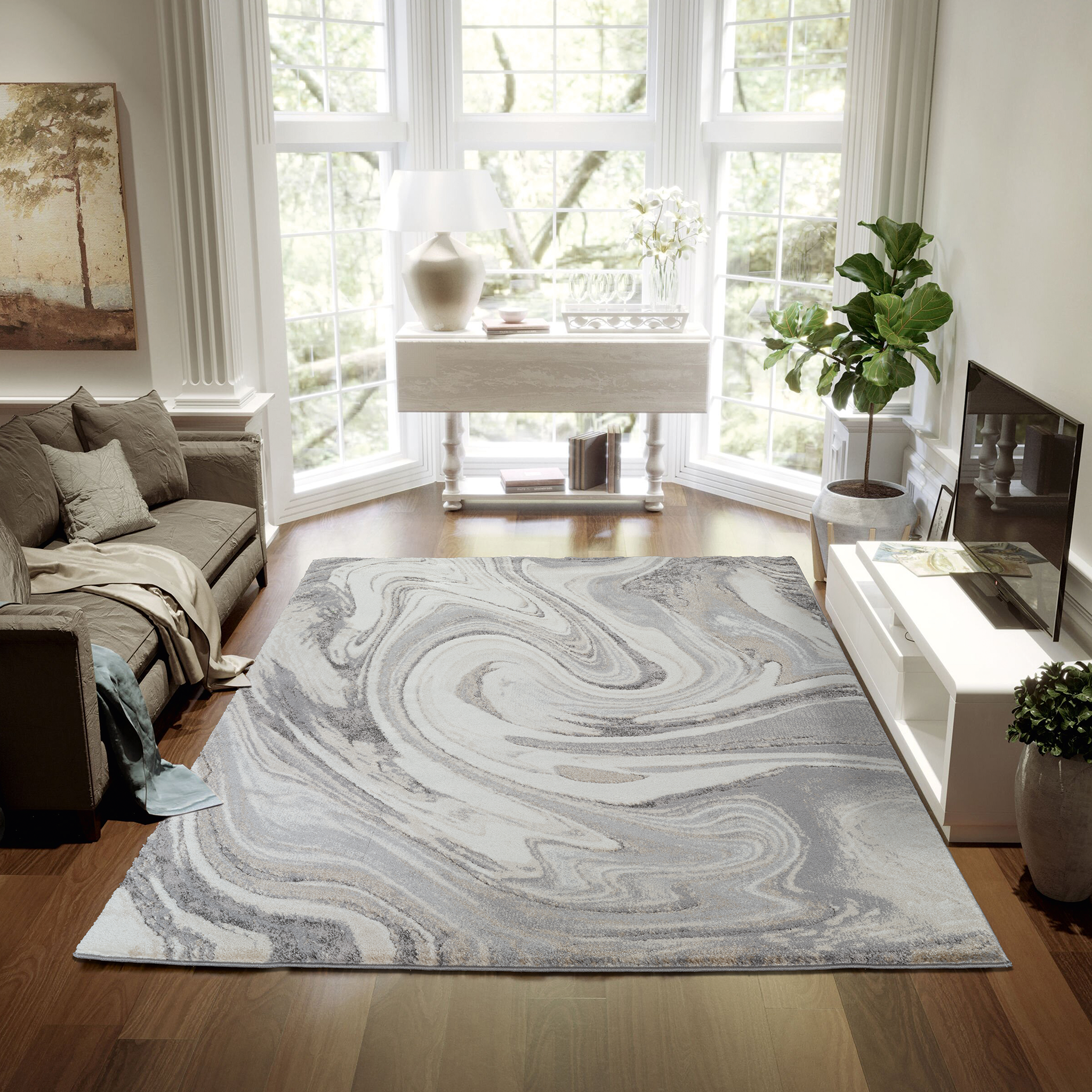 Marble Seascape-Grey D.Grey