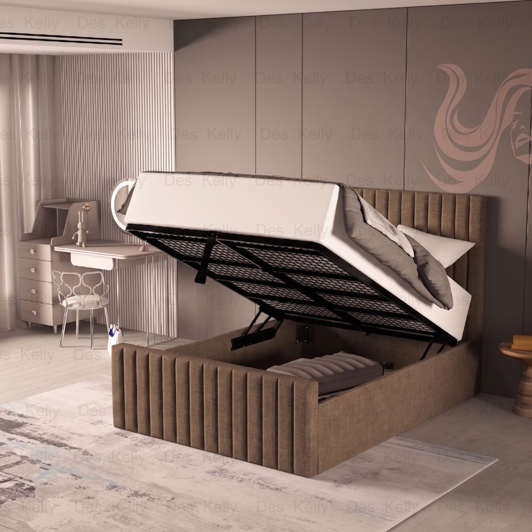 Saloma Ottoman Bedframe