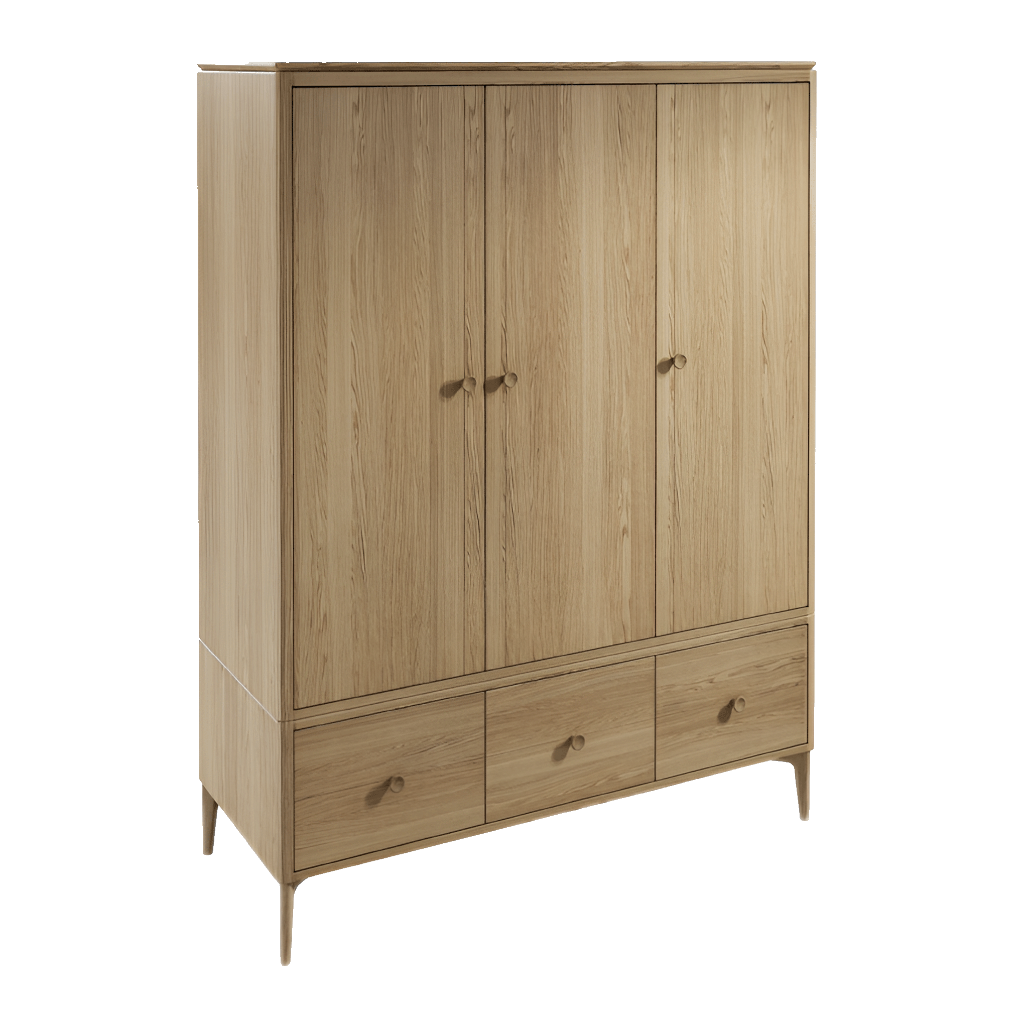 Barnet 3 Door Wardrobe Natural