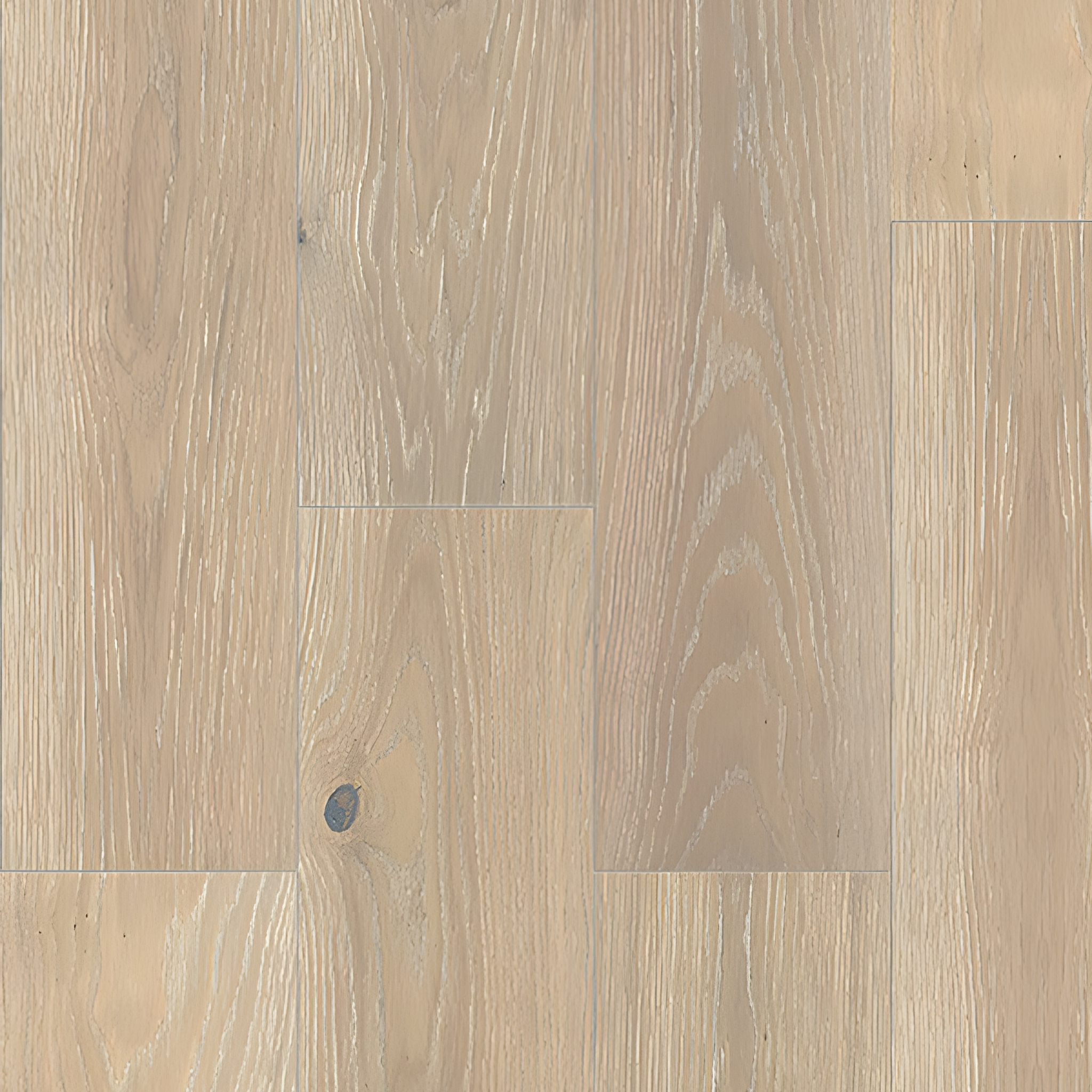 Oak Creme Brushed Matt Lacquered Engineered Flooring