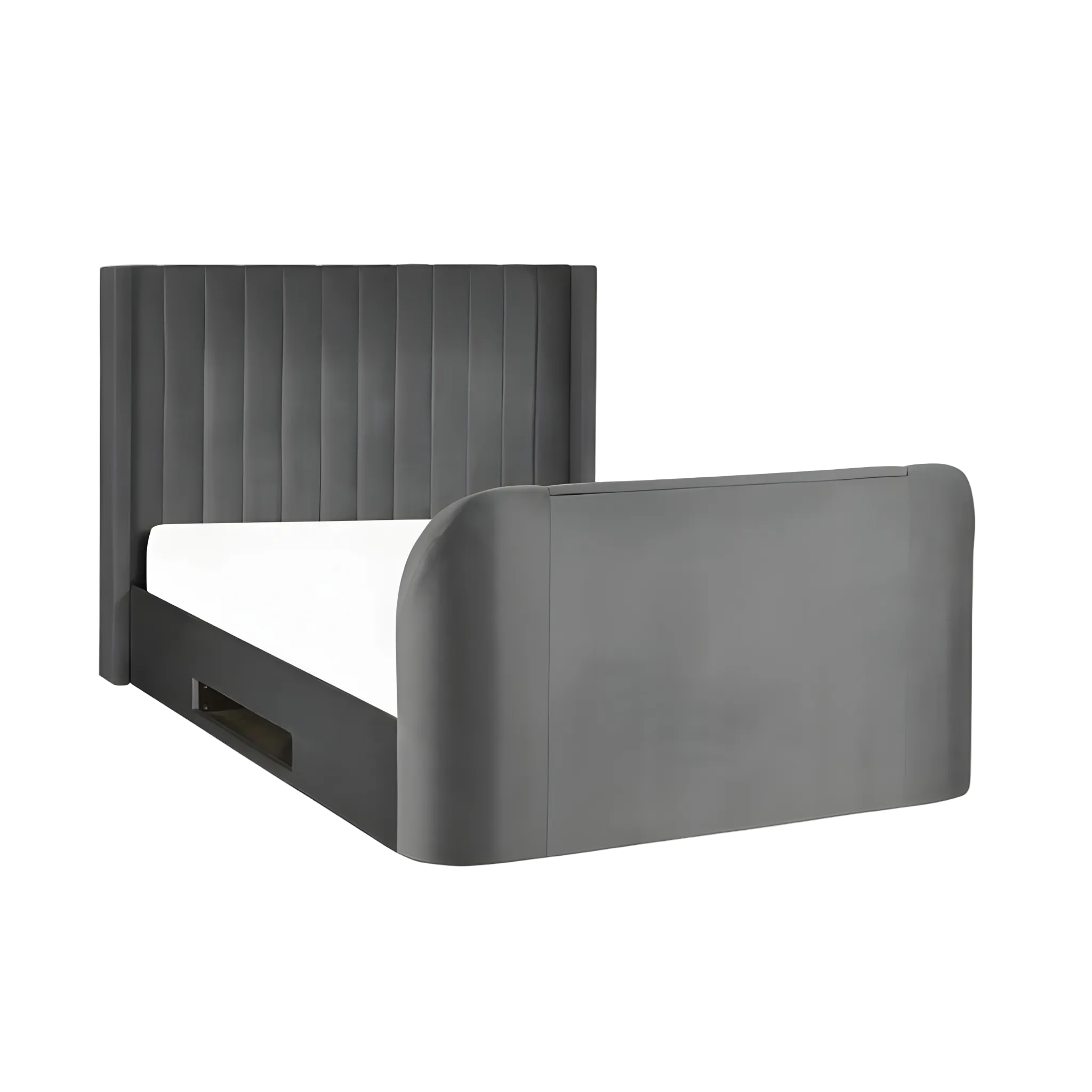 Clara Side Lift-Up Ottoman Storage Tv Bedframe