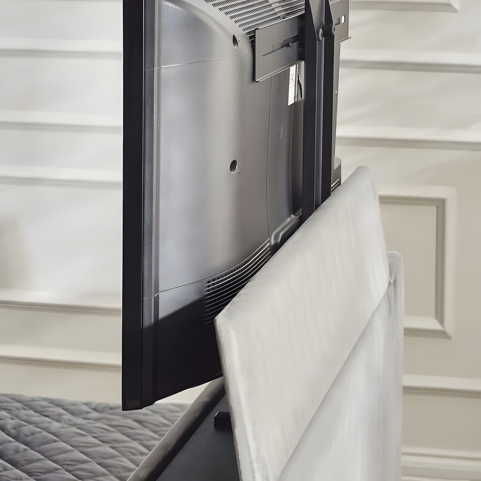 Clara Side Lift-Up Ottoman Storage Tv Bedframe