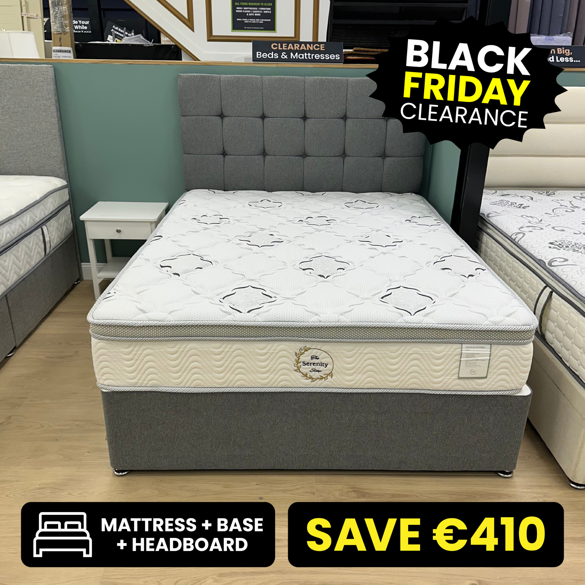 Paradise 4"6 Double Bed Set