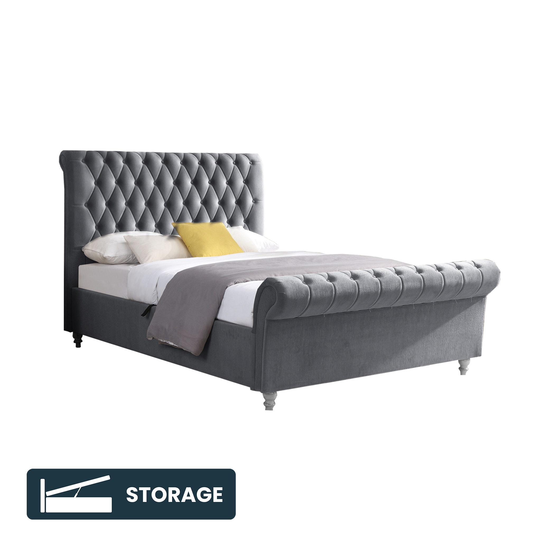 Penelope Ottoman Storage Bedframe