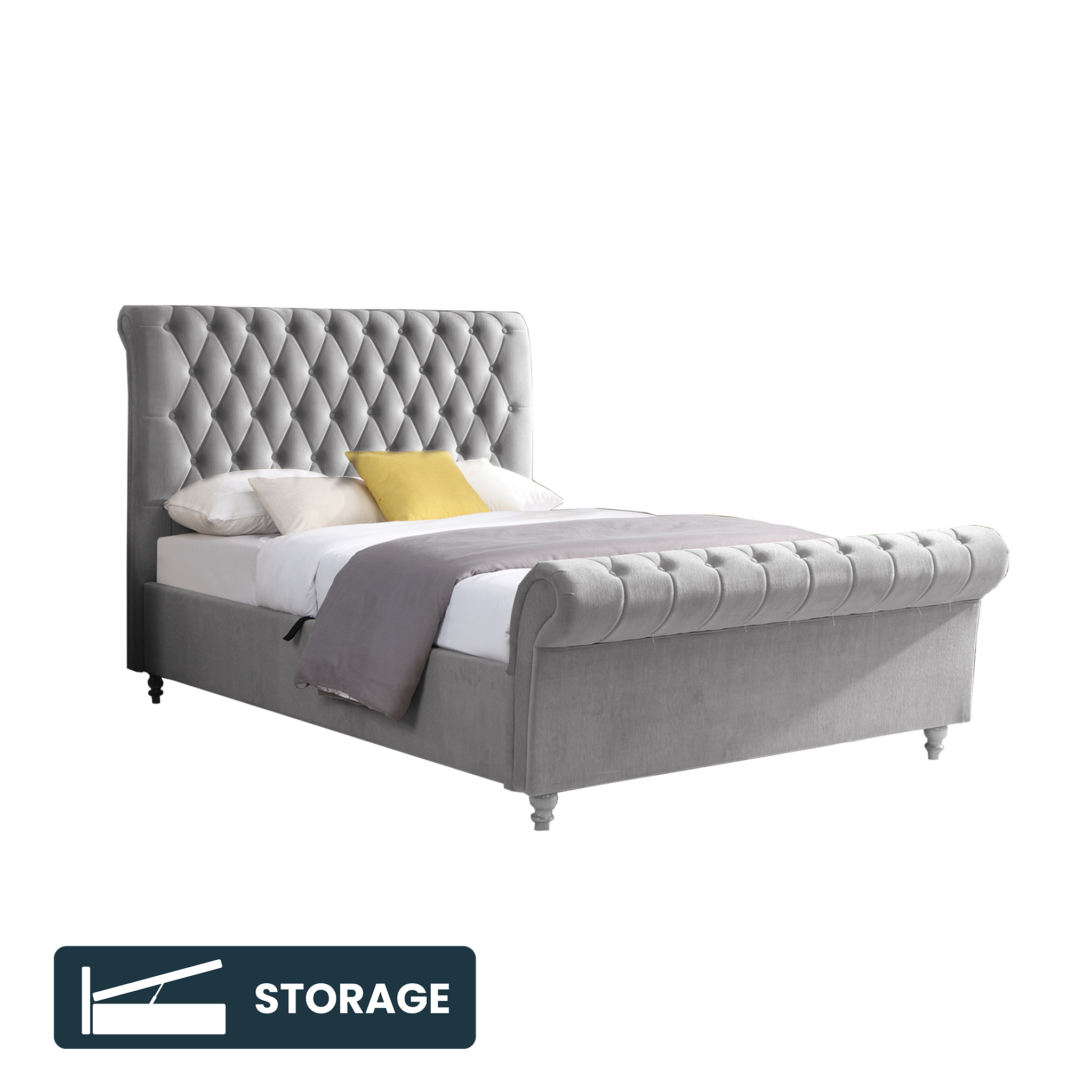 Penelope Ottoman Storage Bedframe