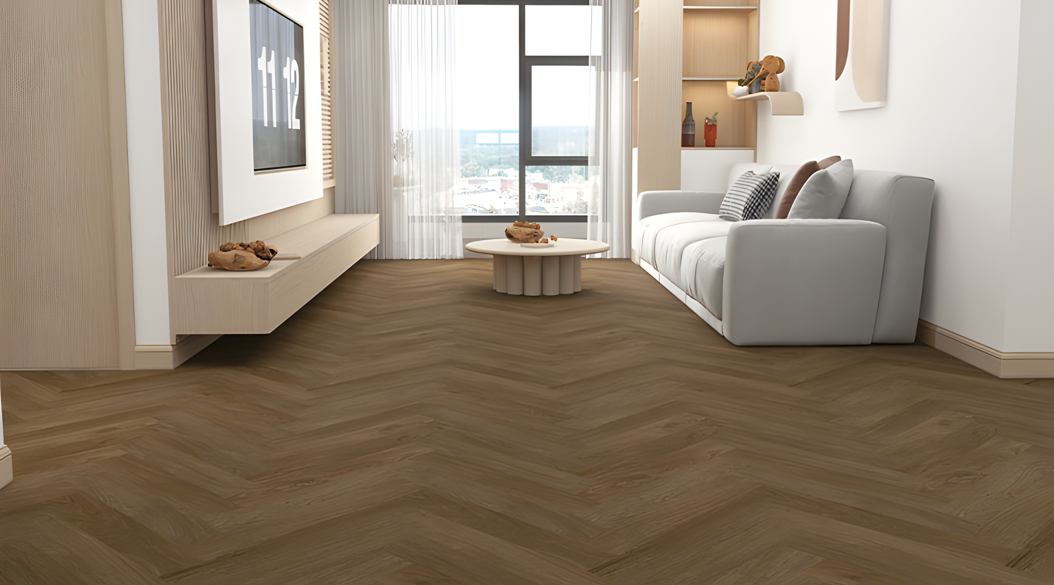 Olympus Pro Apollo Oak Smoked Herringbone SPC AC5