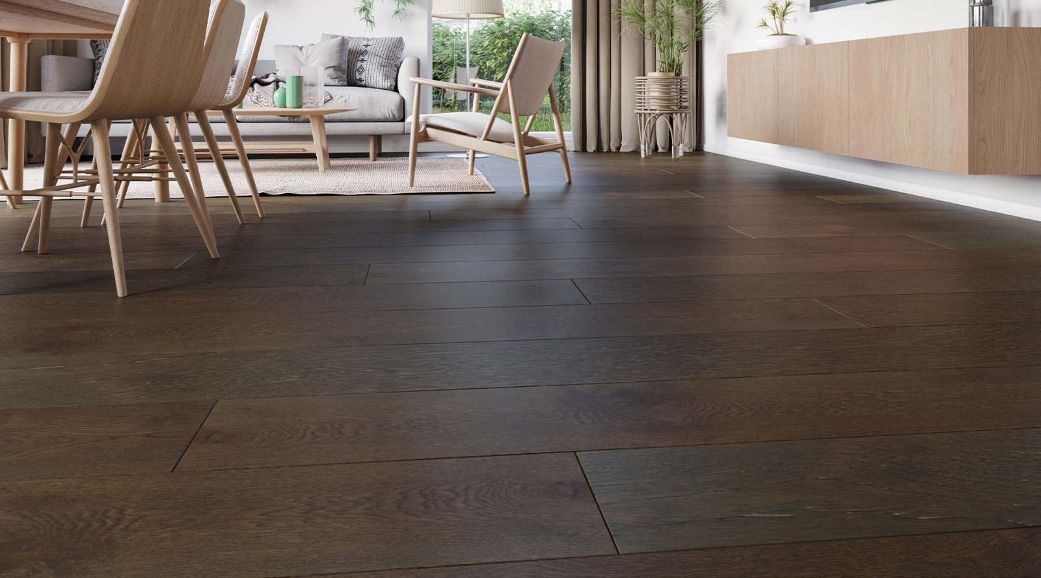 Prestige Denbeigh Oak Matt Lacquered Engineered Flooring gallery image