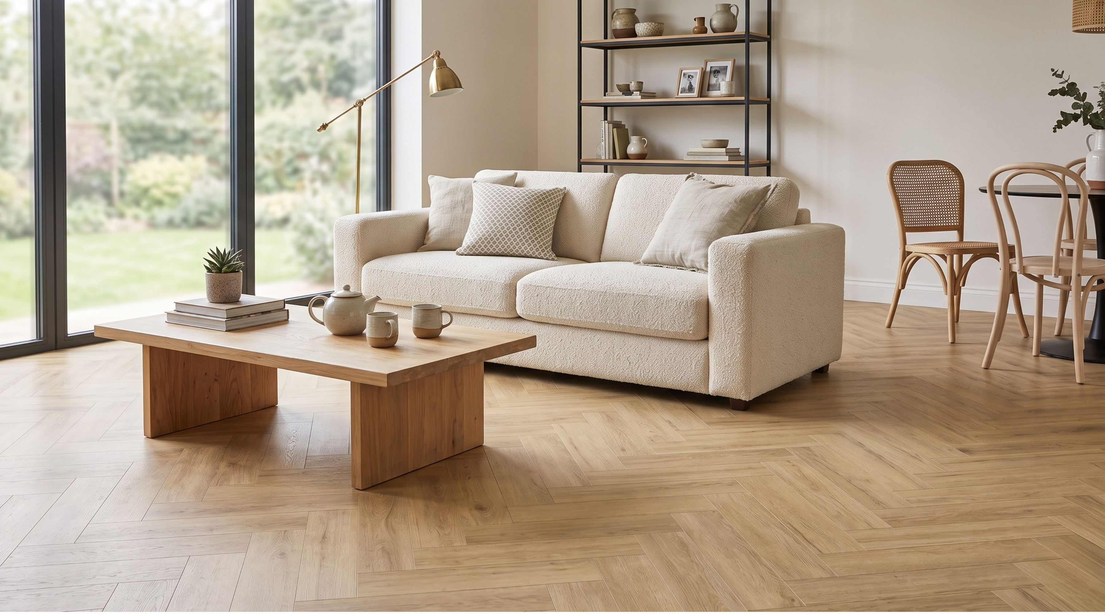 Prince Oak Herringbone SPC