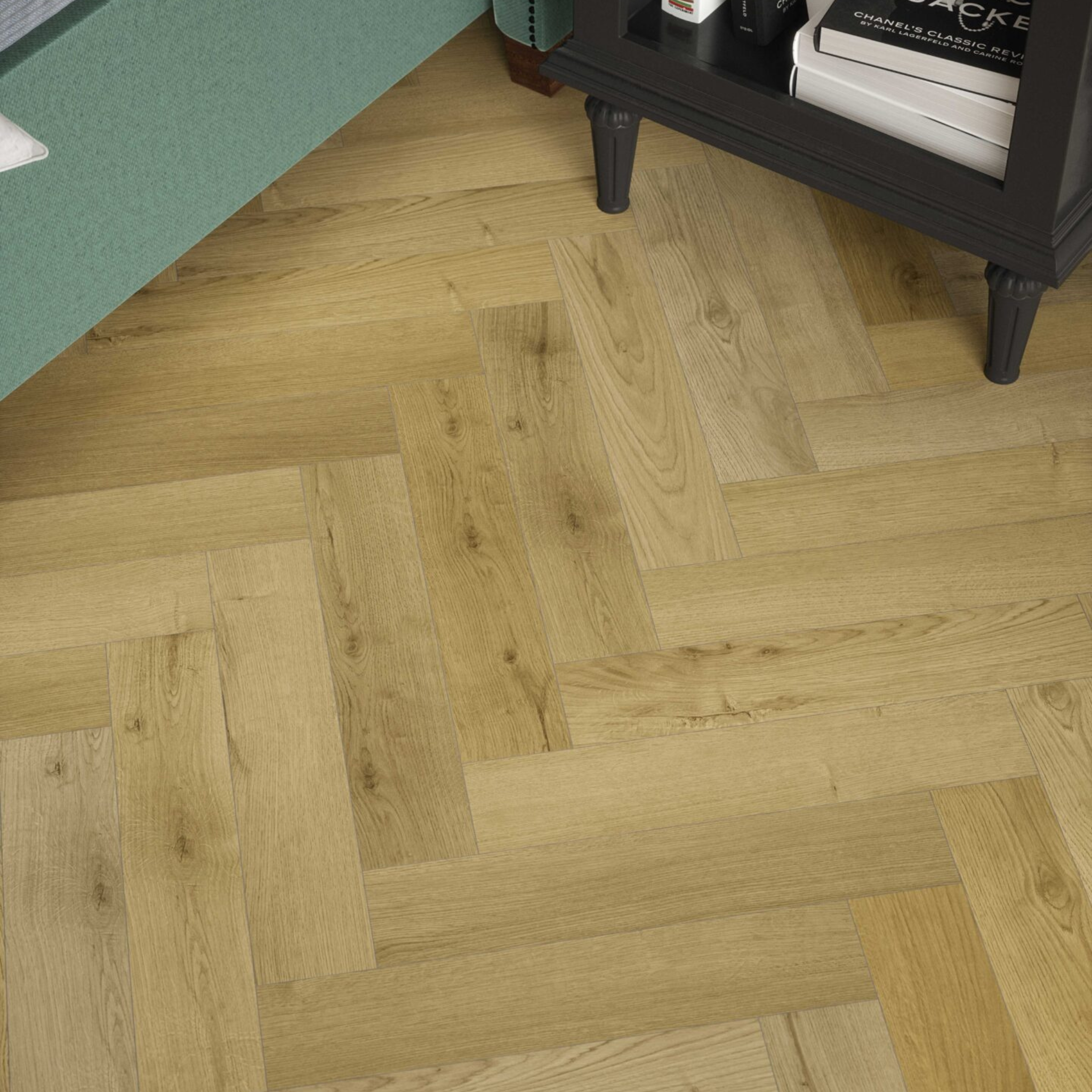Privas Oak Herringbone 12mm gallery image