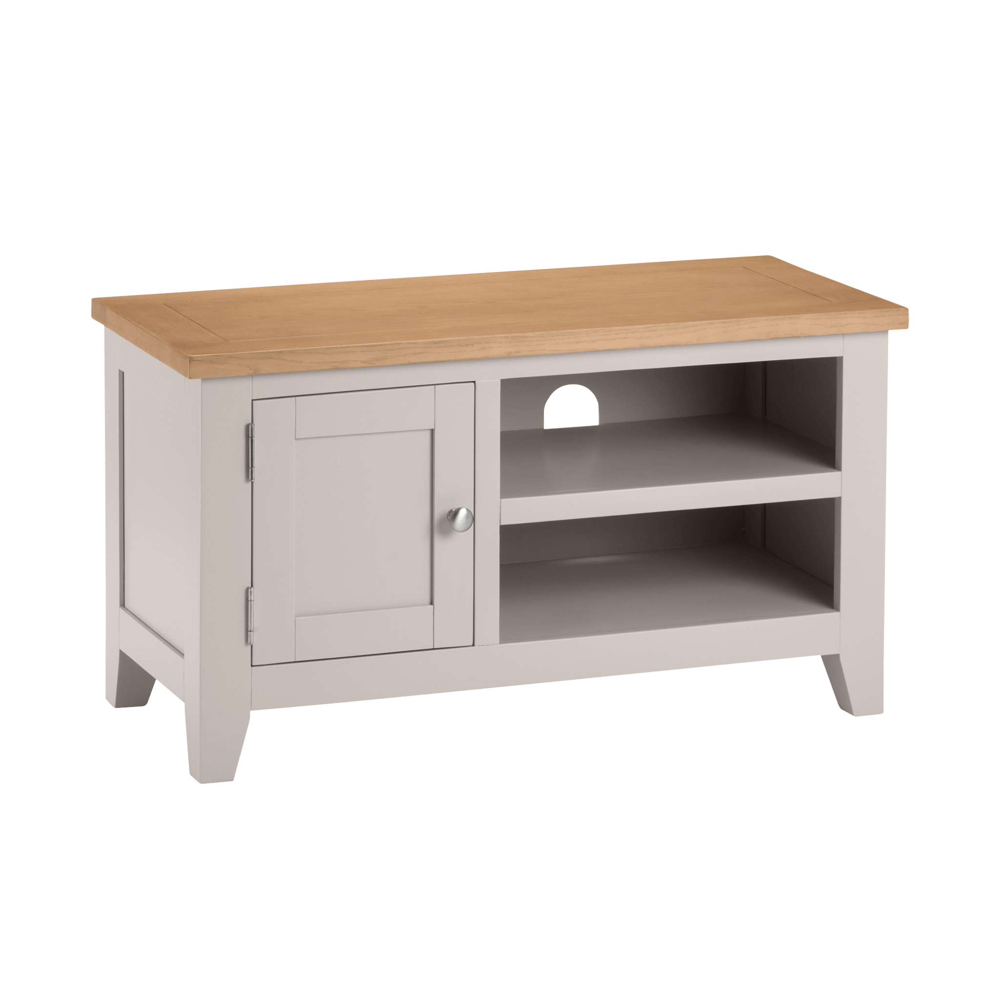 Trinity Tv Unit  - Elephant Grey/Pale Oak