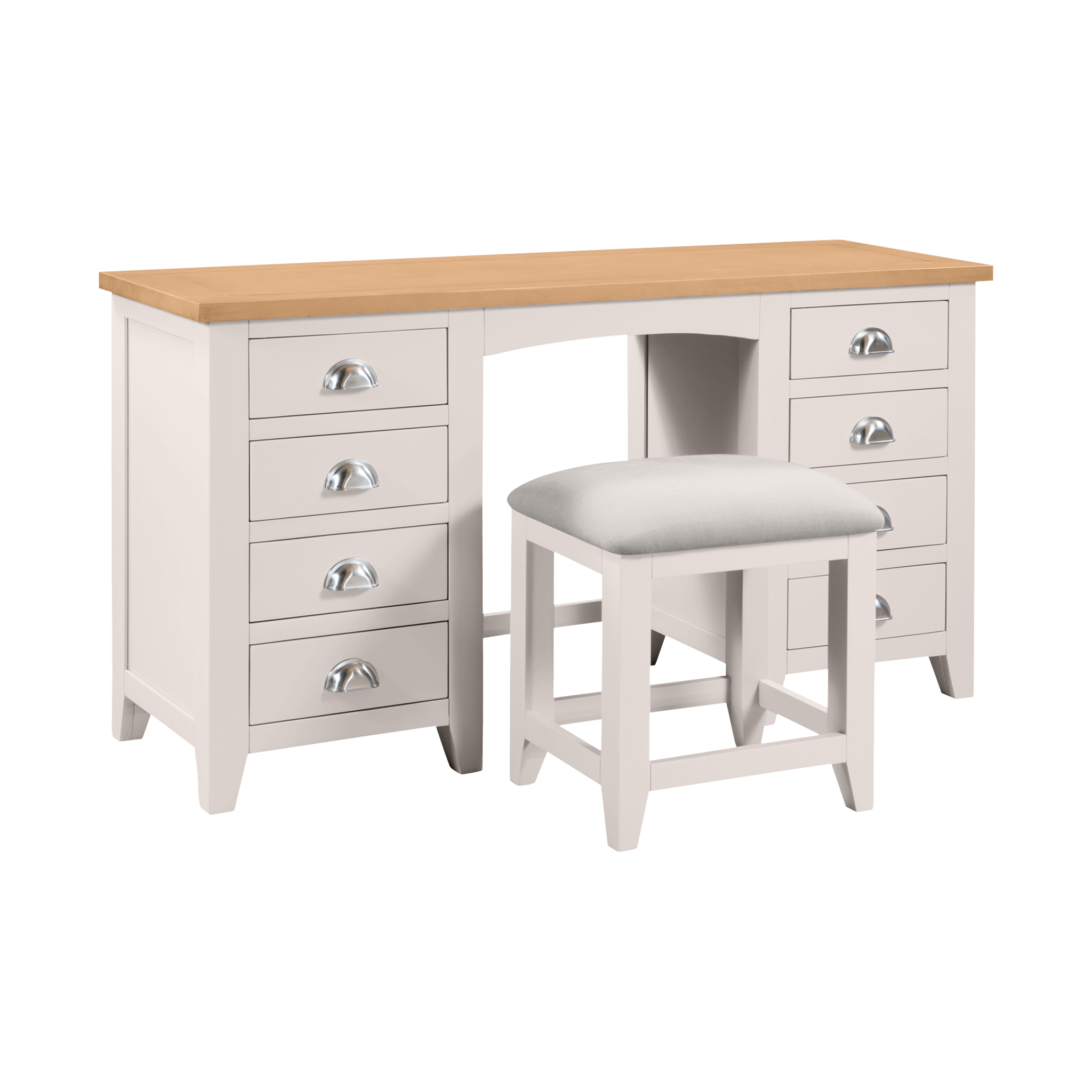 Trinity Twin Pedestal Dressing Table