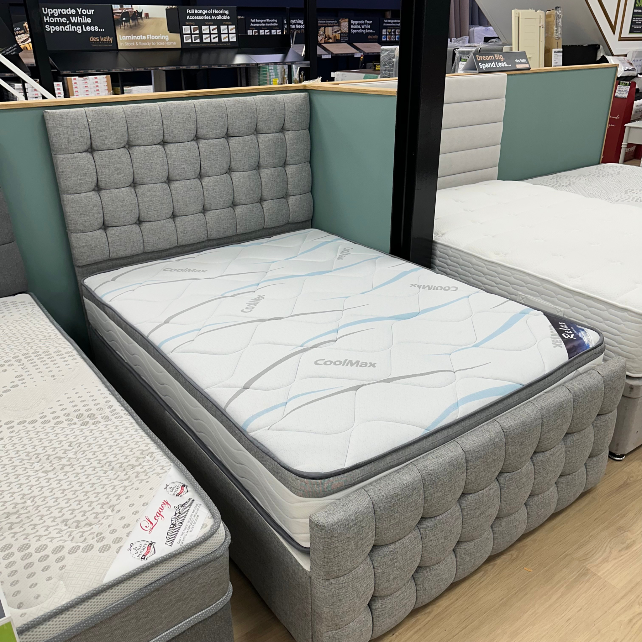 Relax 4"6 Double Bed Set
