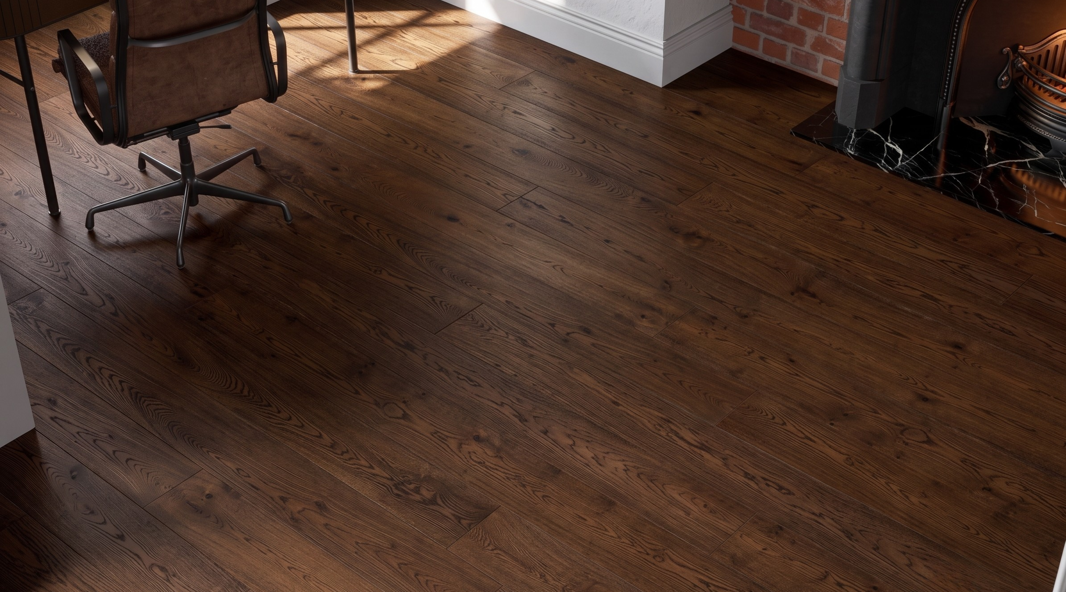 Rust Oak Deep Smoked Engineered Plank 14mm gallery image