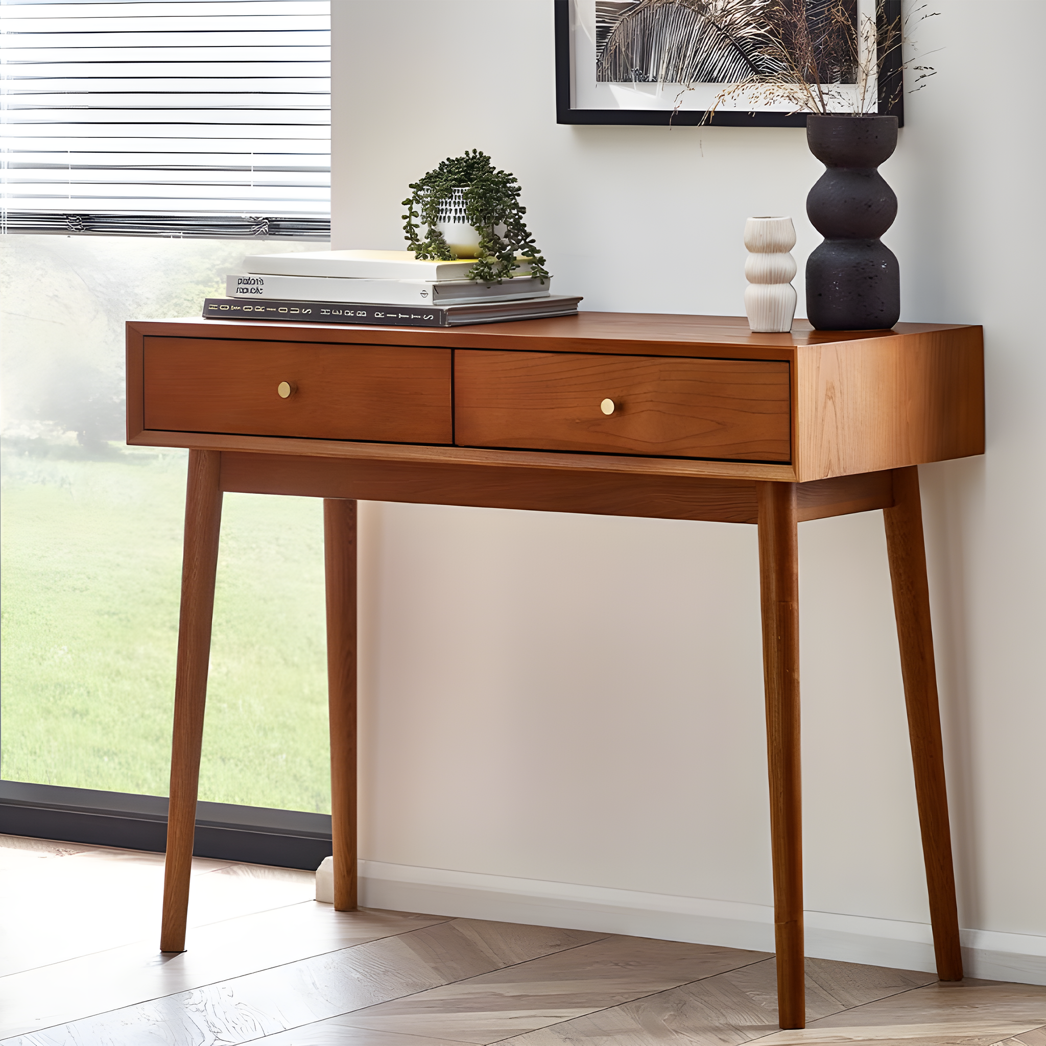 Salford Writing Desk With 2 Drawers