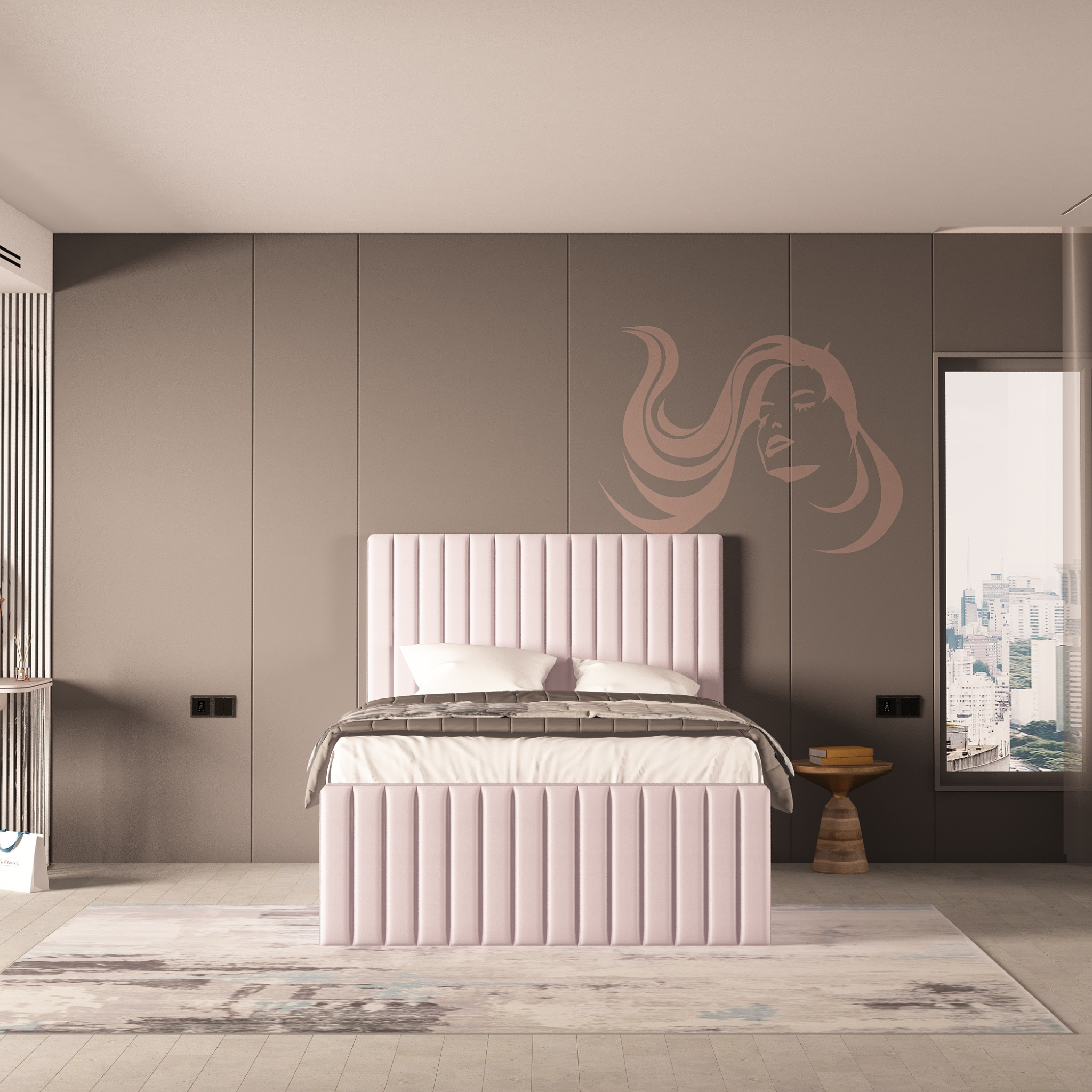 Saloma Ottoman Storage Bedframe