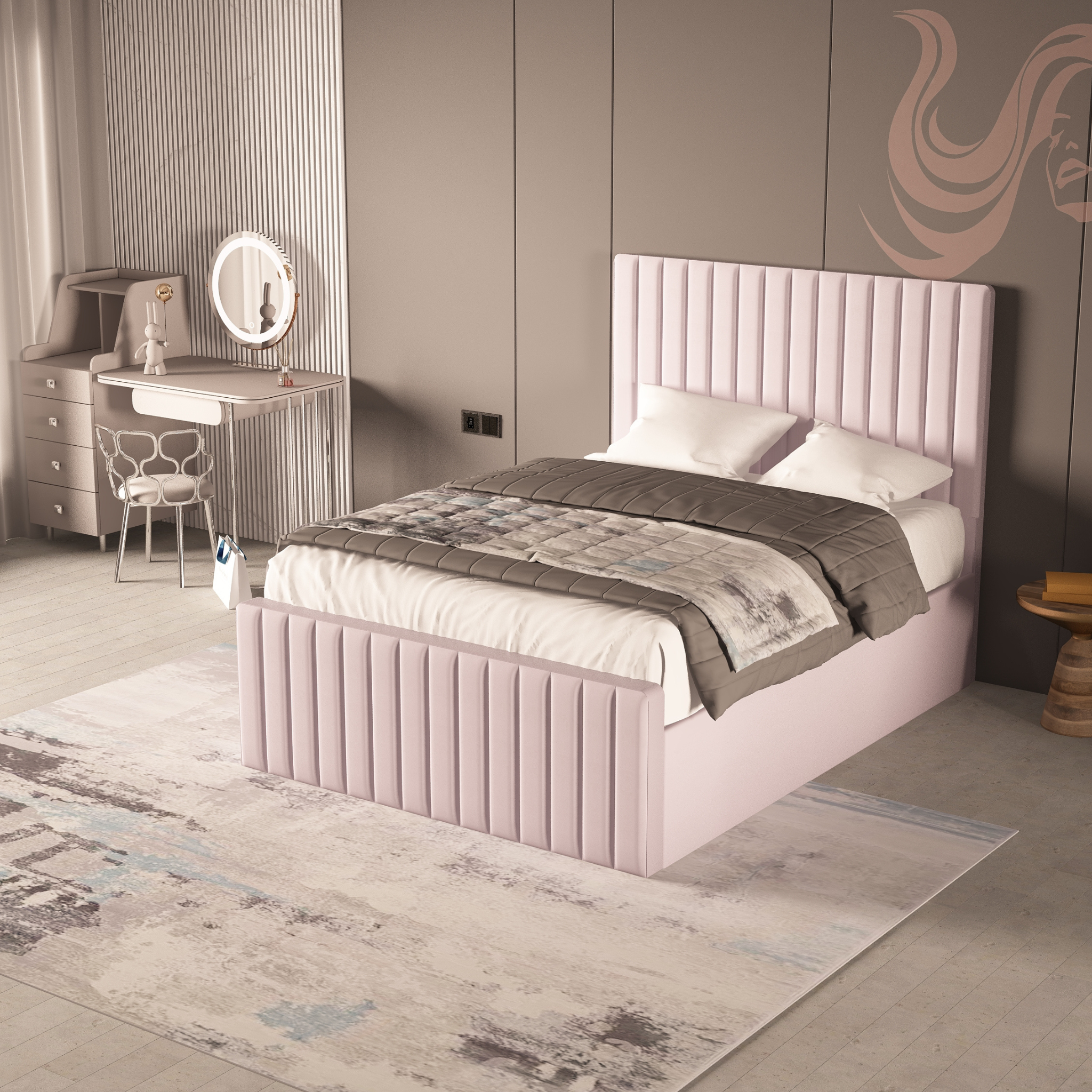 Saloma Ottoman Storage Bedframe