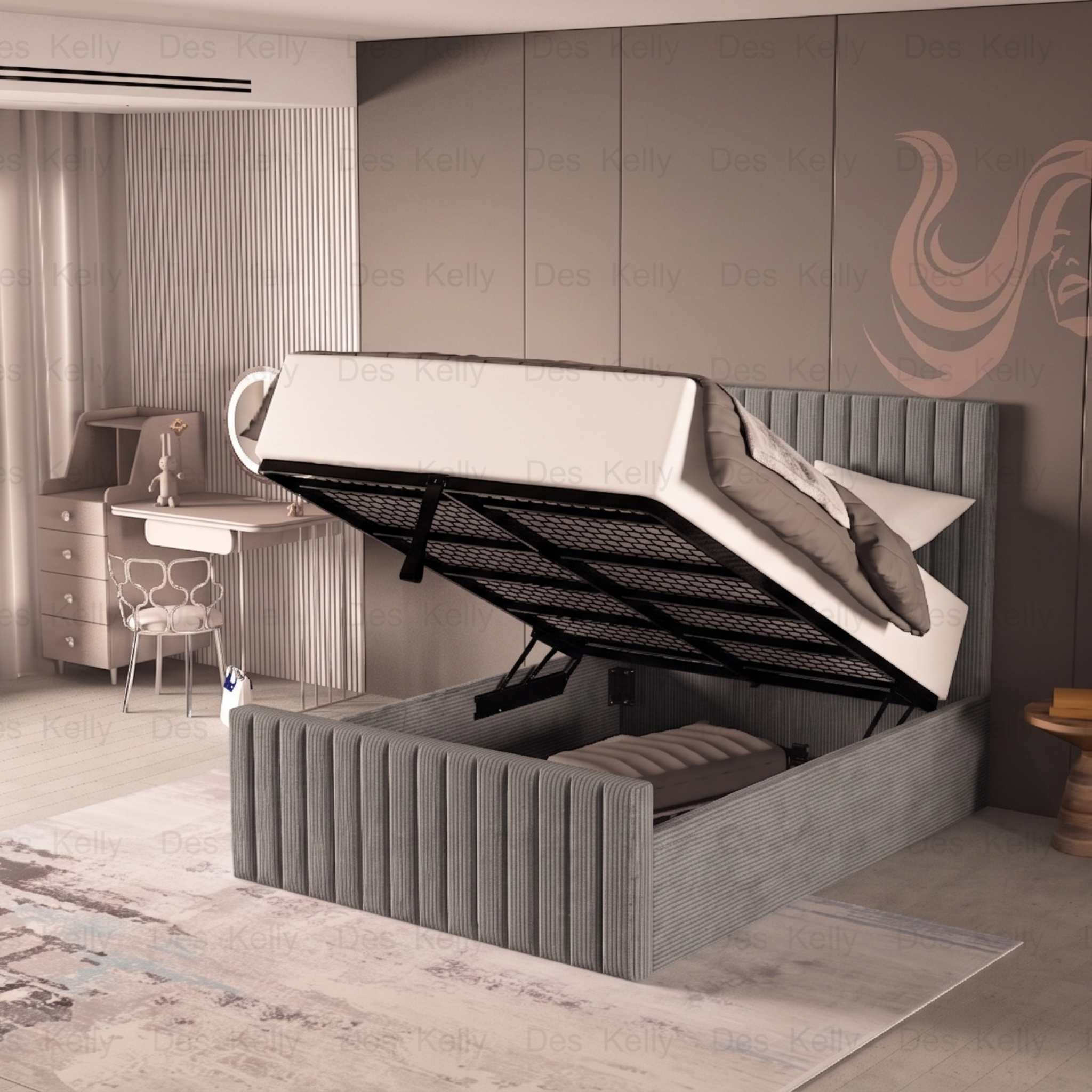 Saloma Ottoman Bedframe